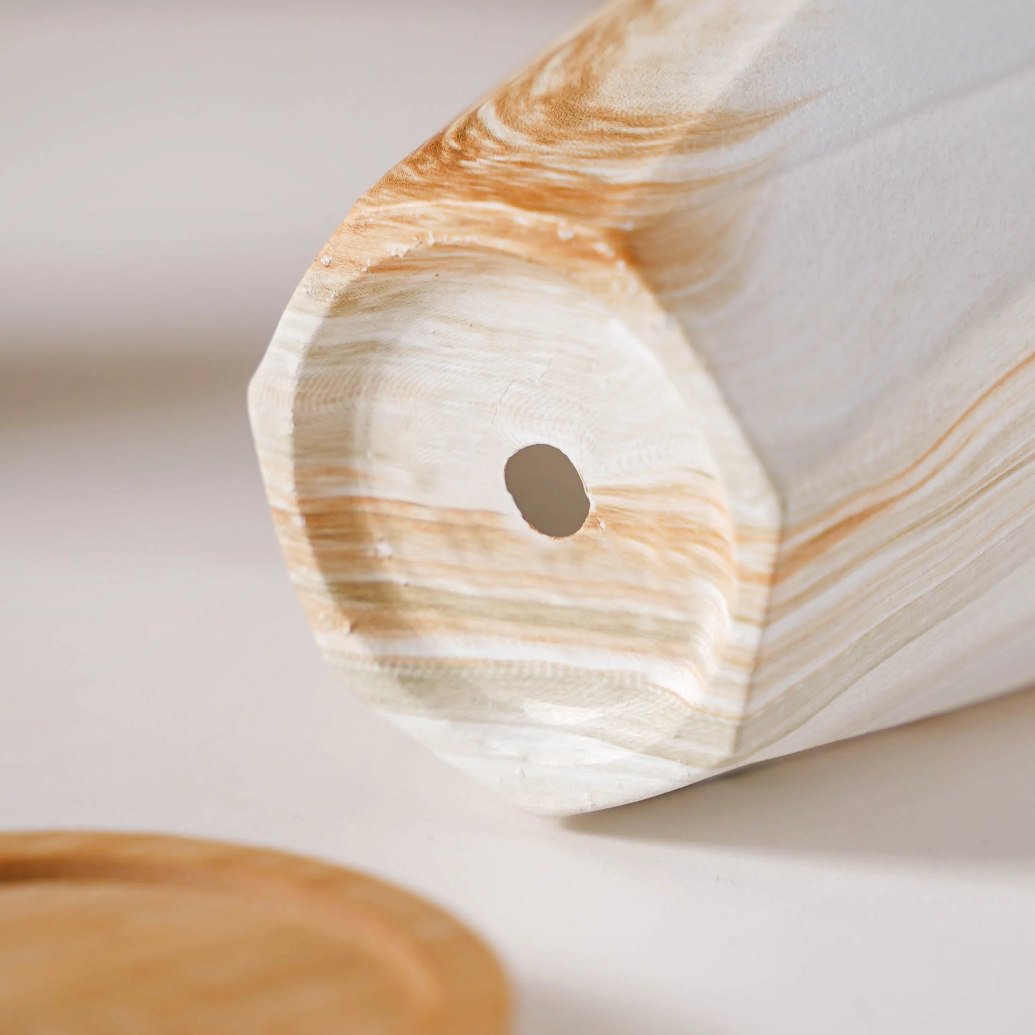 Carrara Brown Planter With Coaster - Image 7