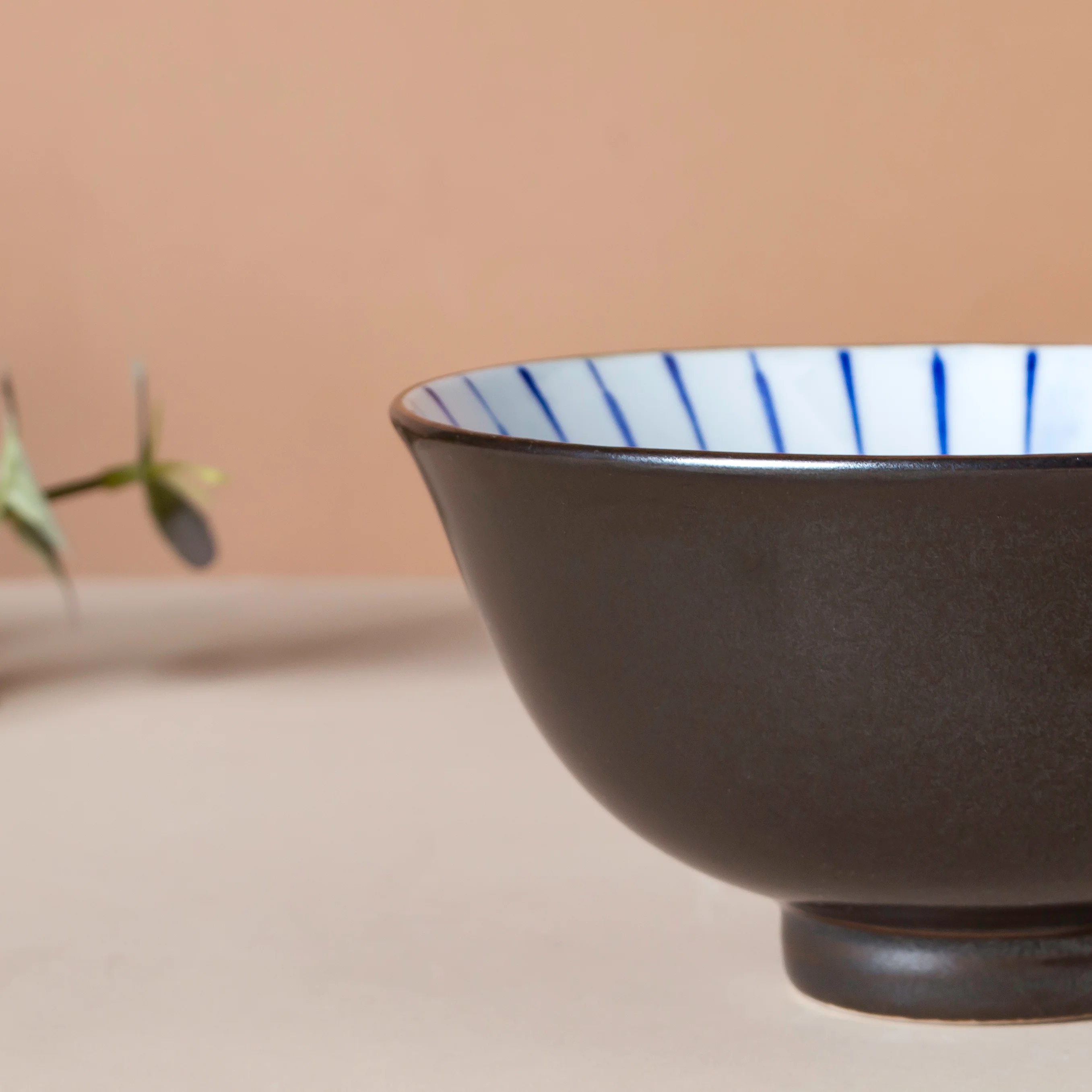 Caspian Cobalt Blue White Soup Bowl 200ml - Image 7