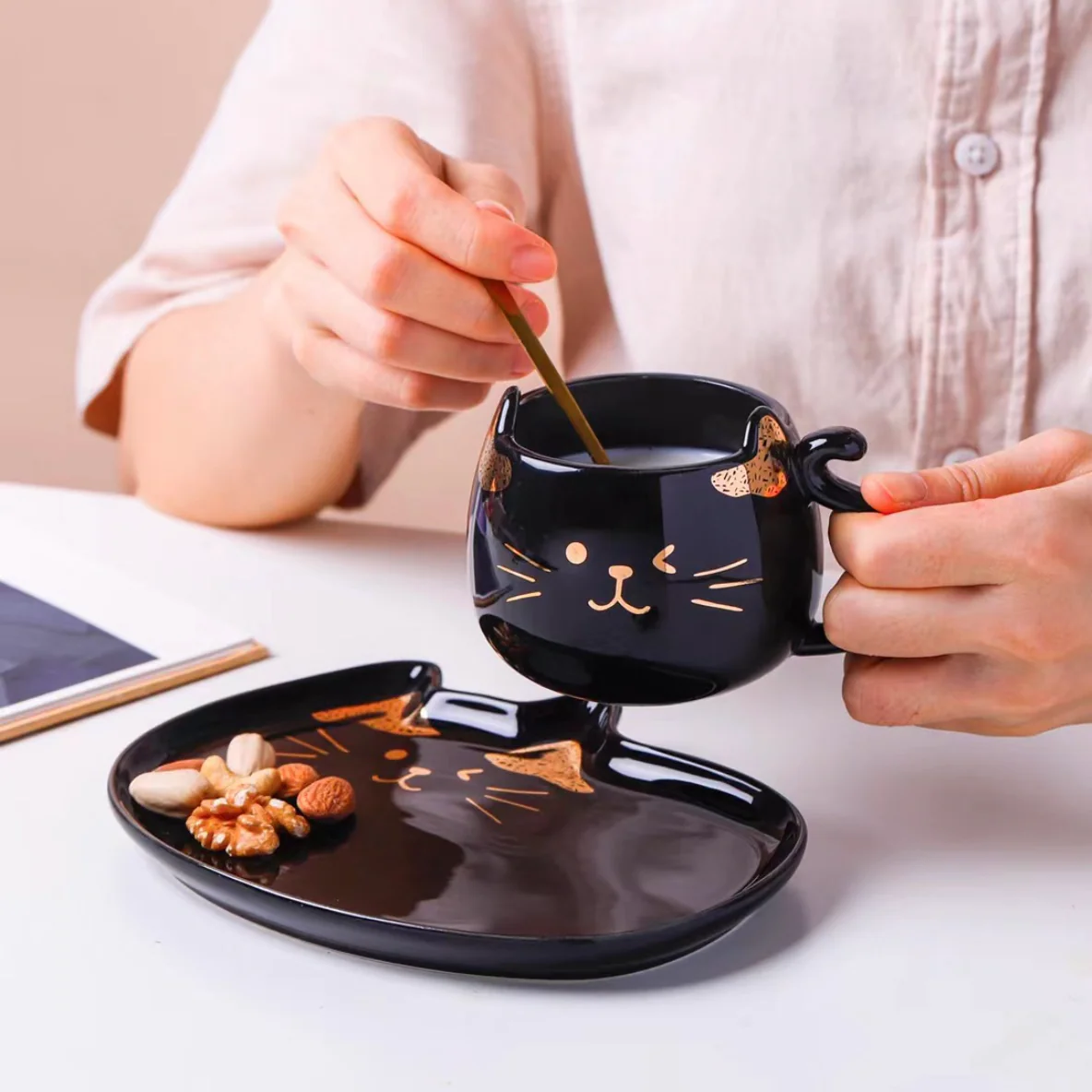 Cat Mug And Plate - Image 8