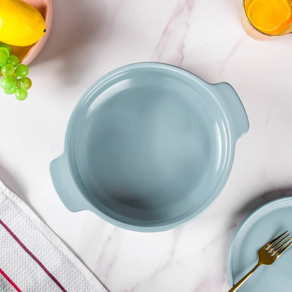 Ceramic Casserole Pots Blue 2 L - Image 4
