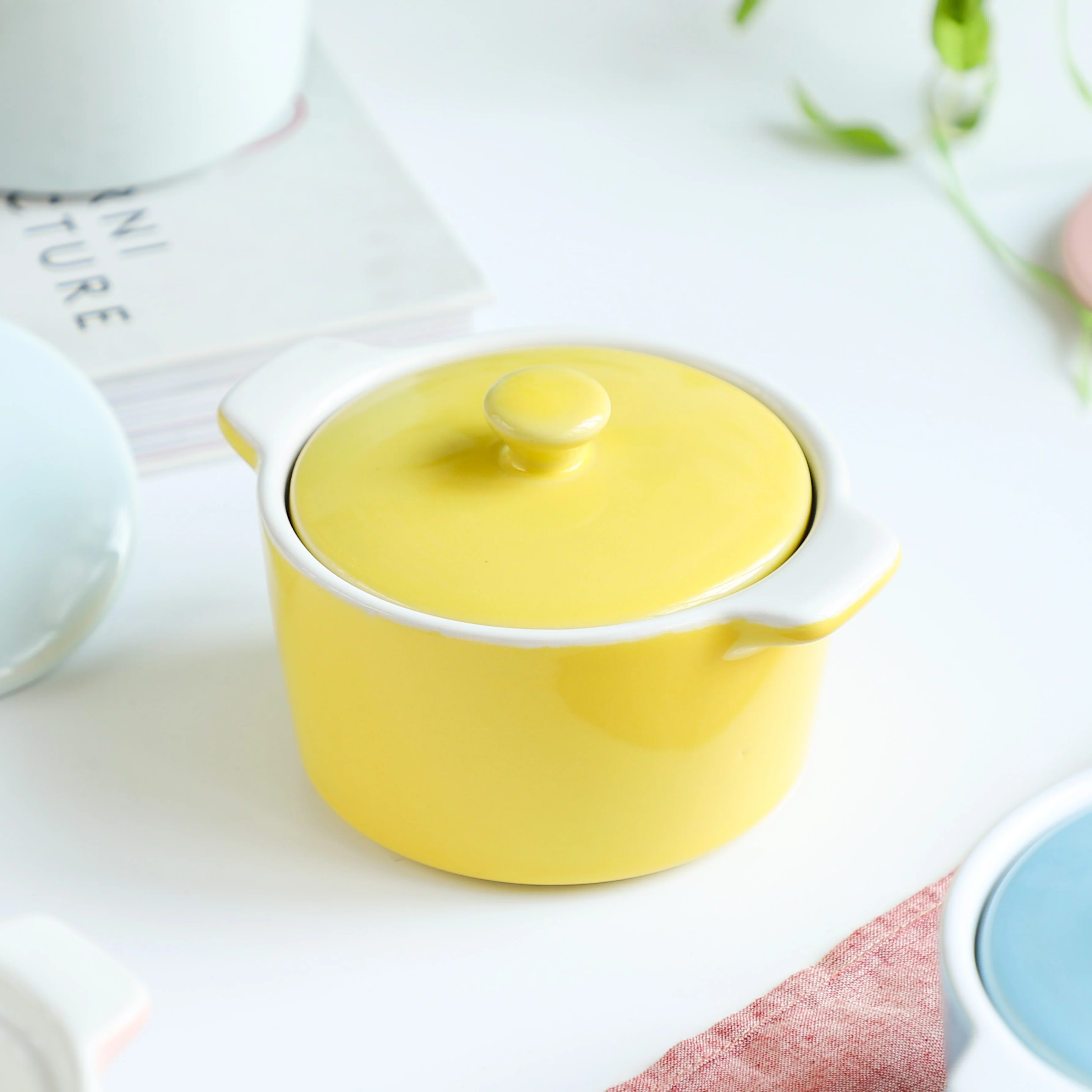 Ceramic Pastel Bowl- Round - Image 21