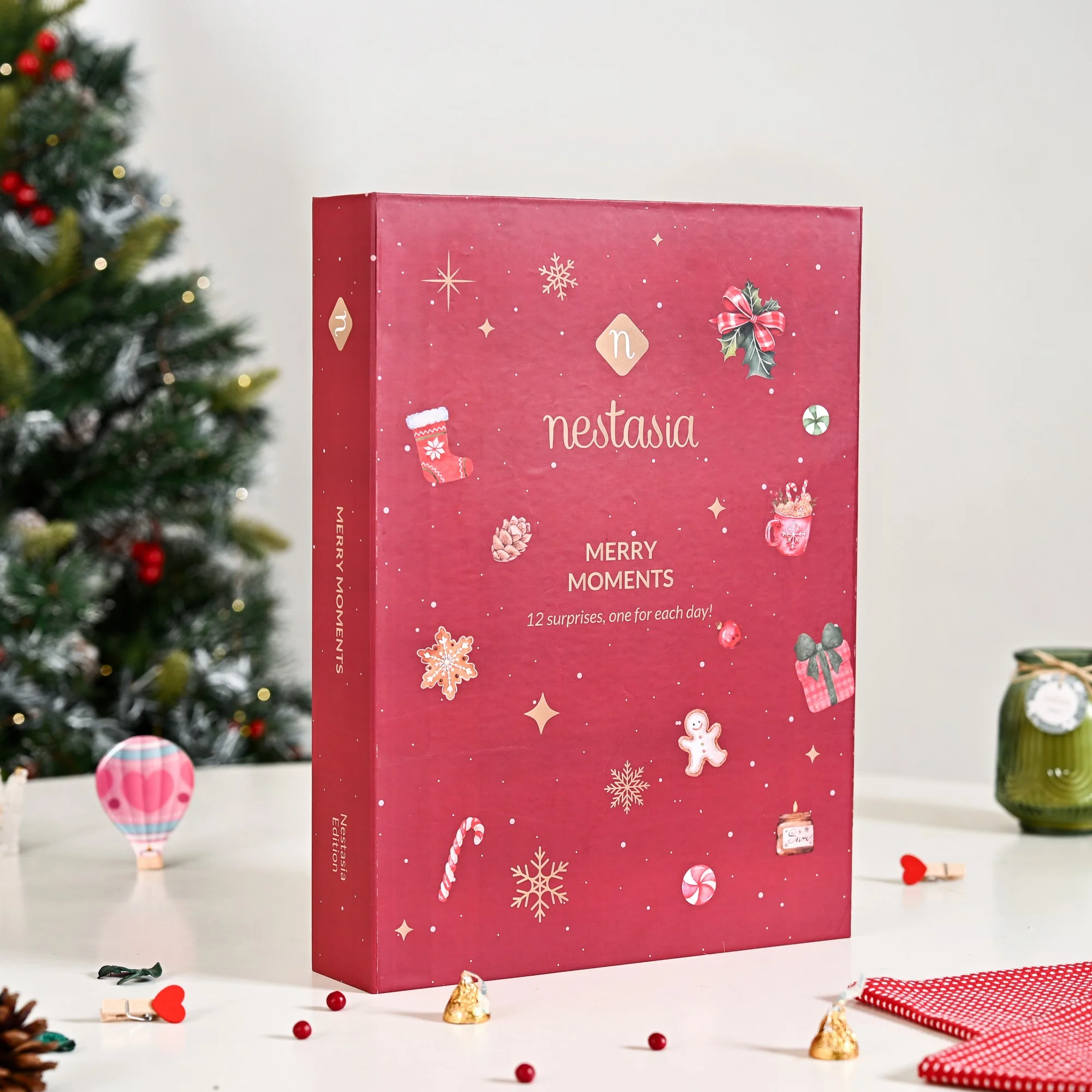 Christmas Advent Calendar Gift Box With 12 Gifts - Image 8