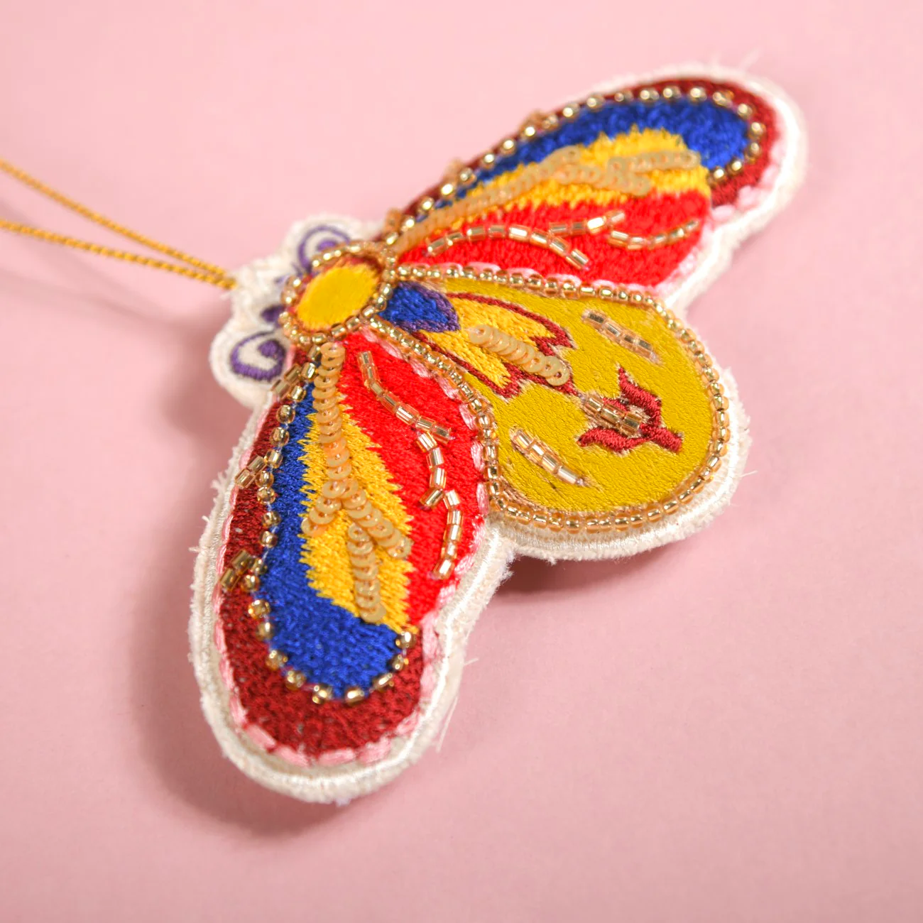 Christmas Hanging Ornament Set of 3 Multicolour - Image 15