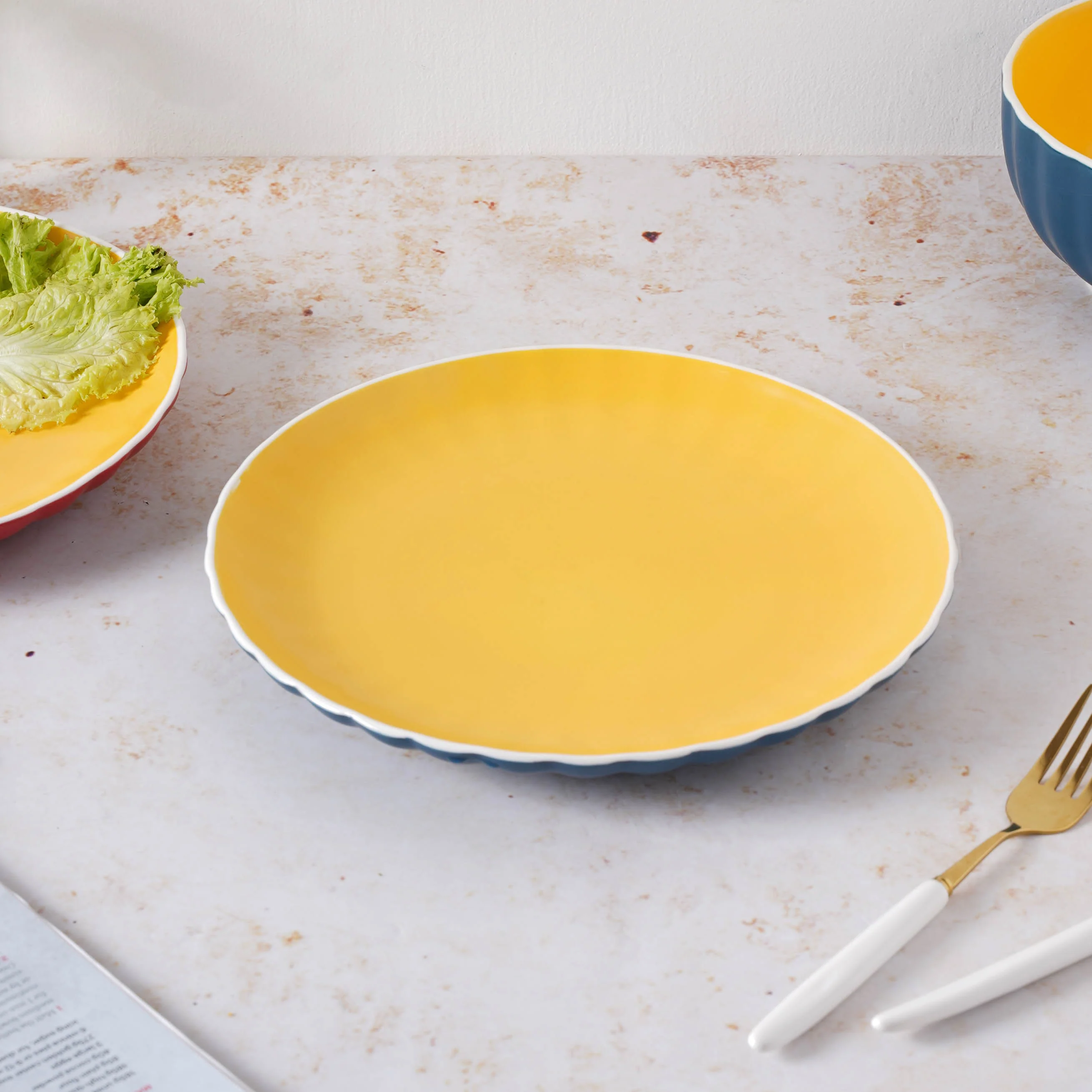 Chrome Dinner Plate 9.5 Inch - Image 12