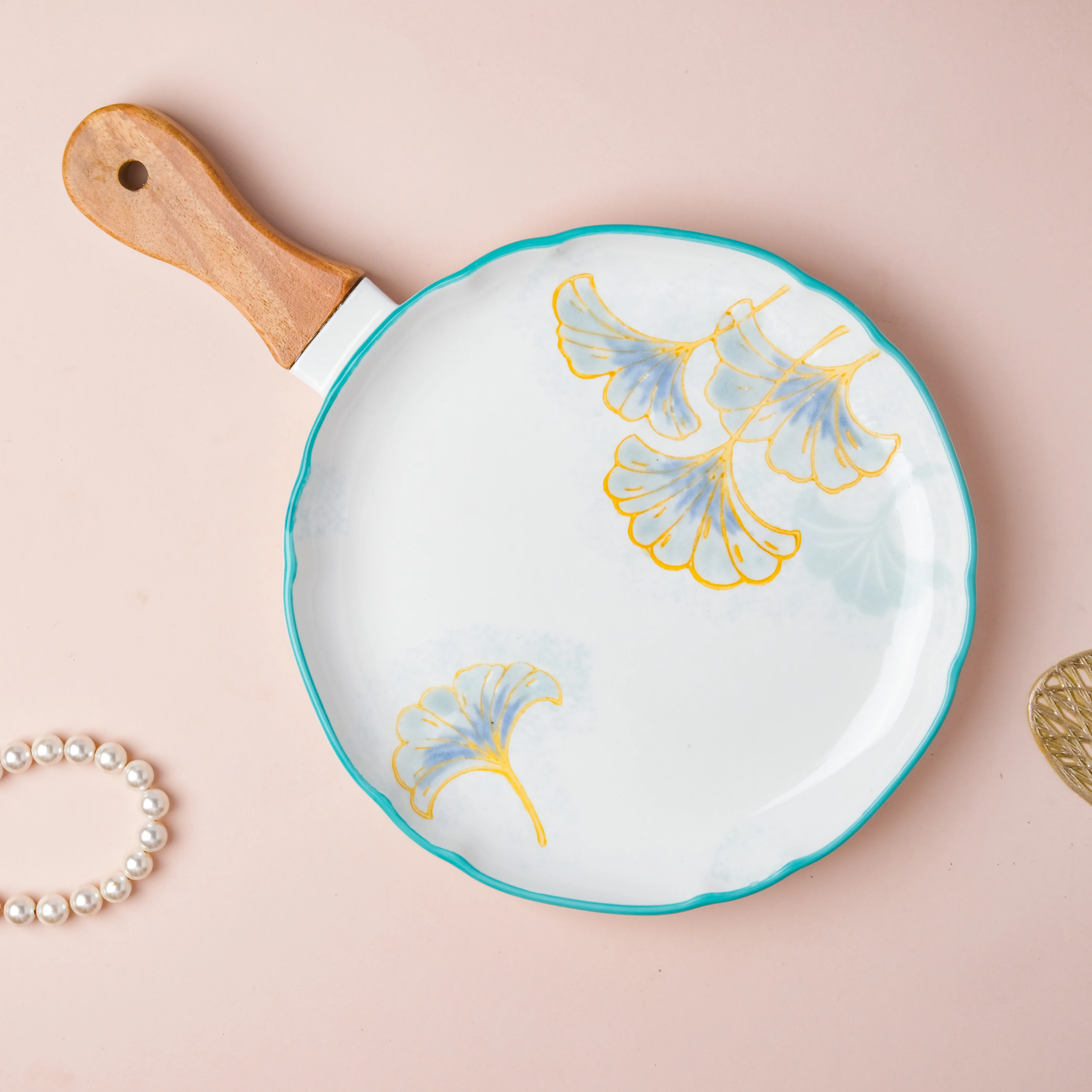 Floral Circular Bbq Plate Small - Image 10