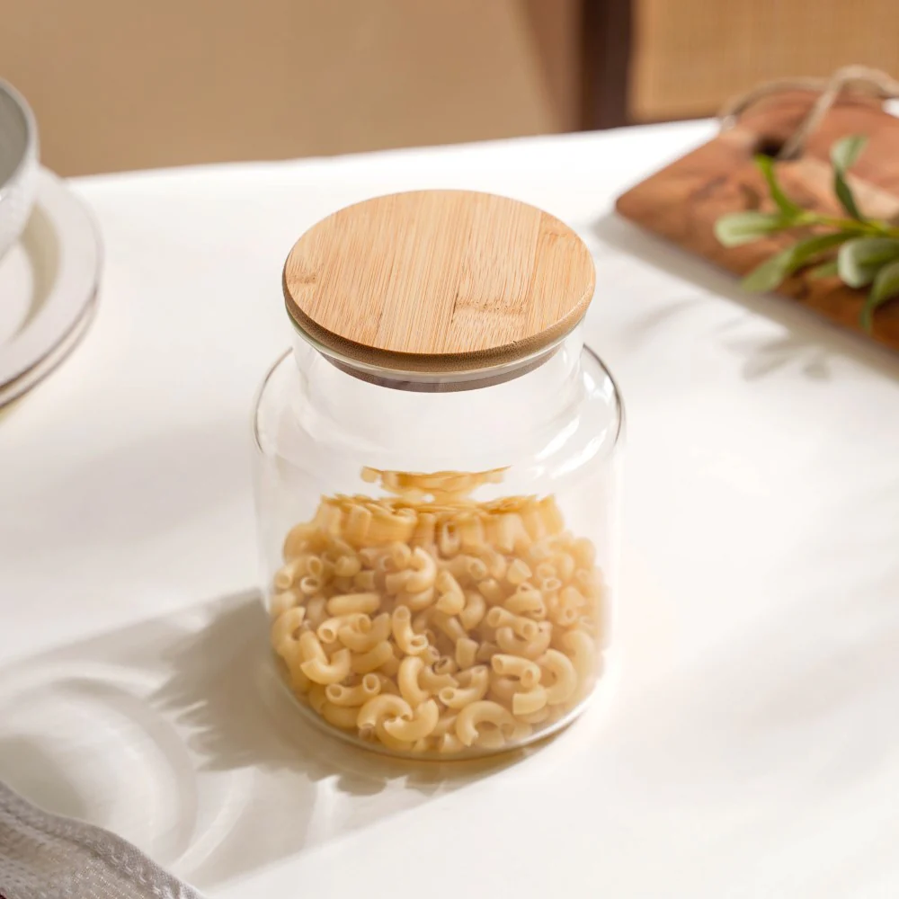 Clear Glass Airtight Container With Lid Small 1.2 L - Image 8