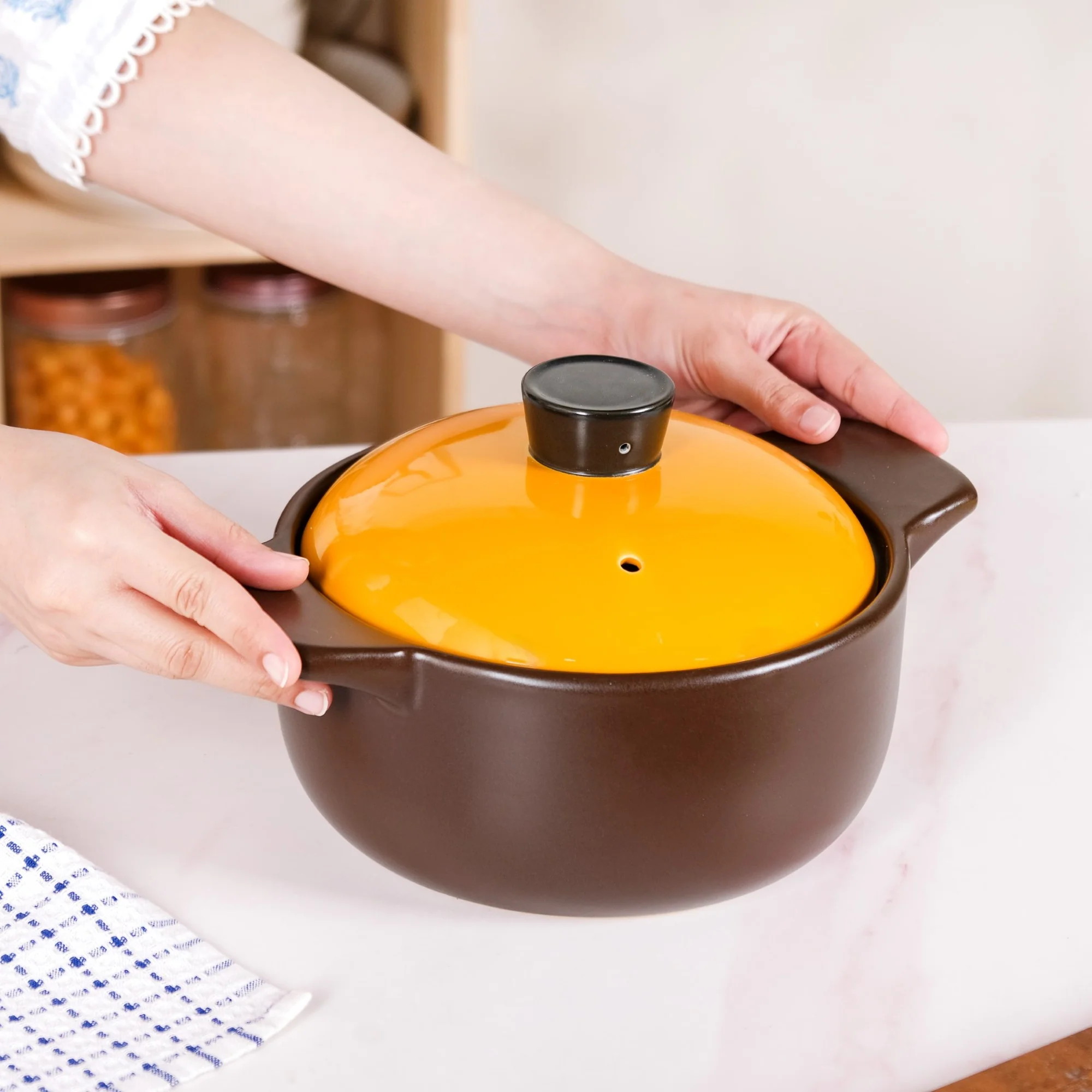 Clementine Japanese Cooking Pot 2200ml - Image 2
