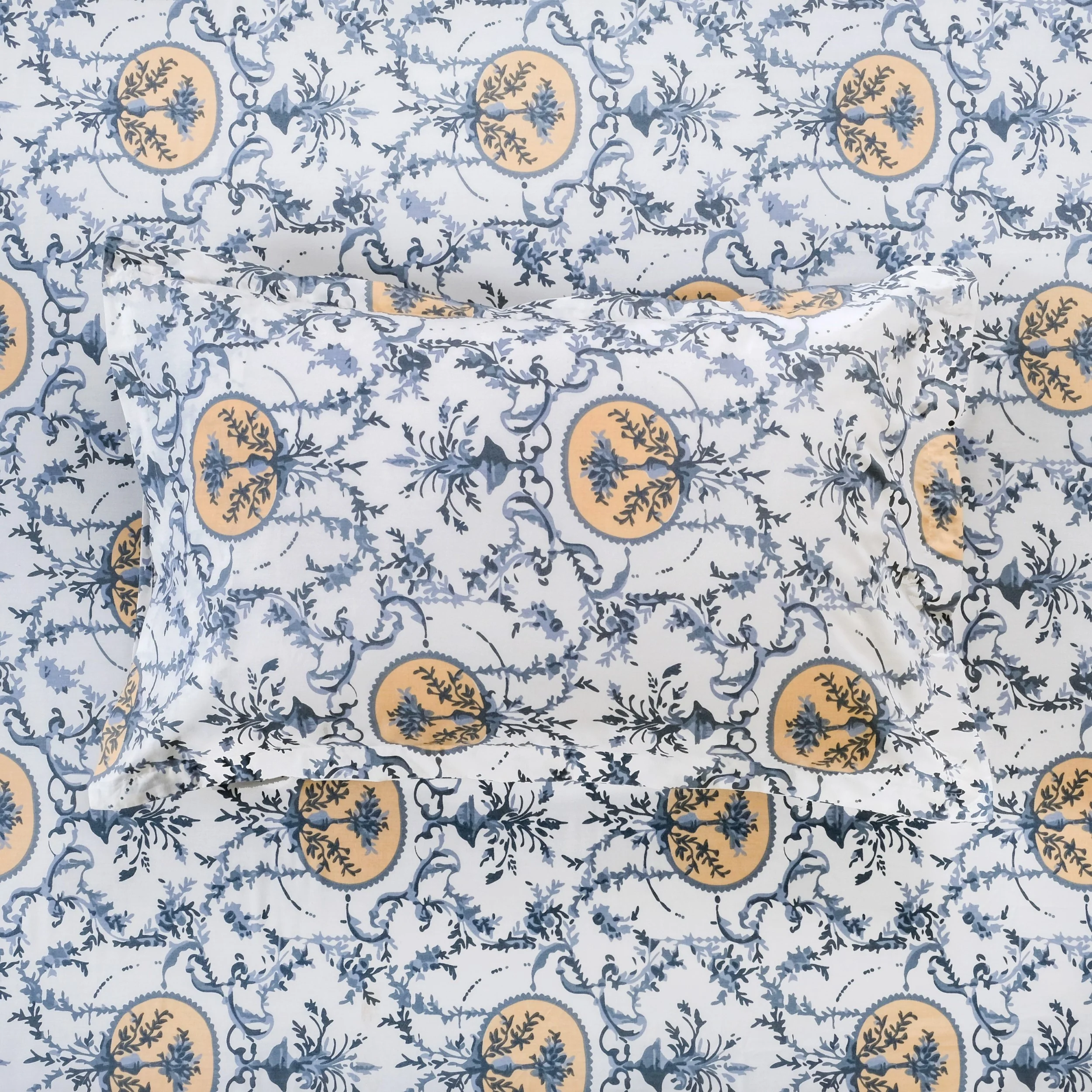 Coastal Chateau Queen Size Cotton Bedding Set 254x229cm - Image 7