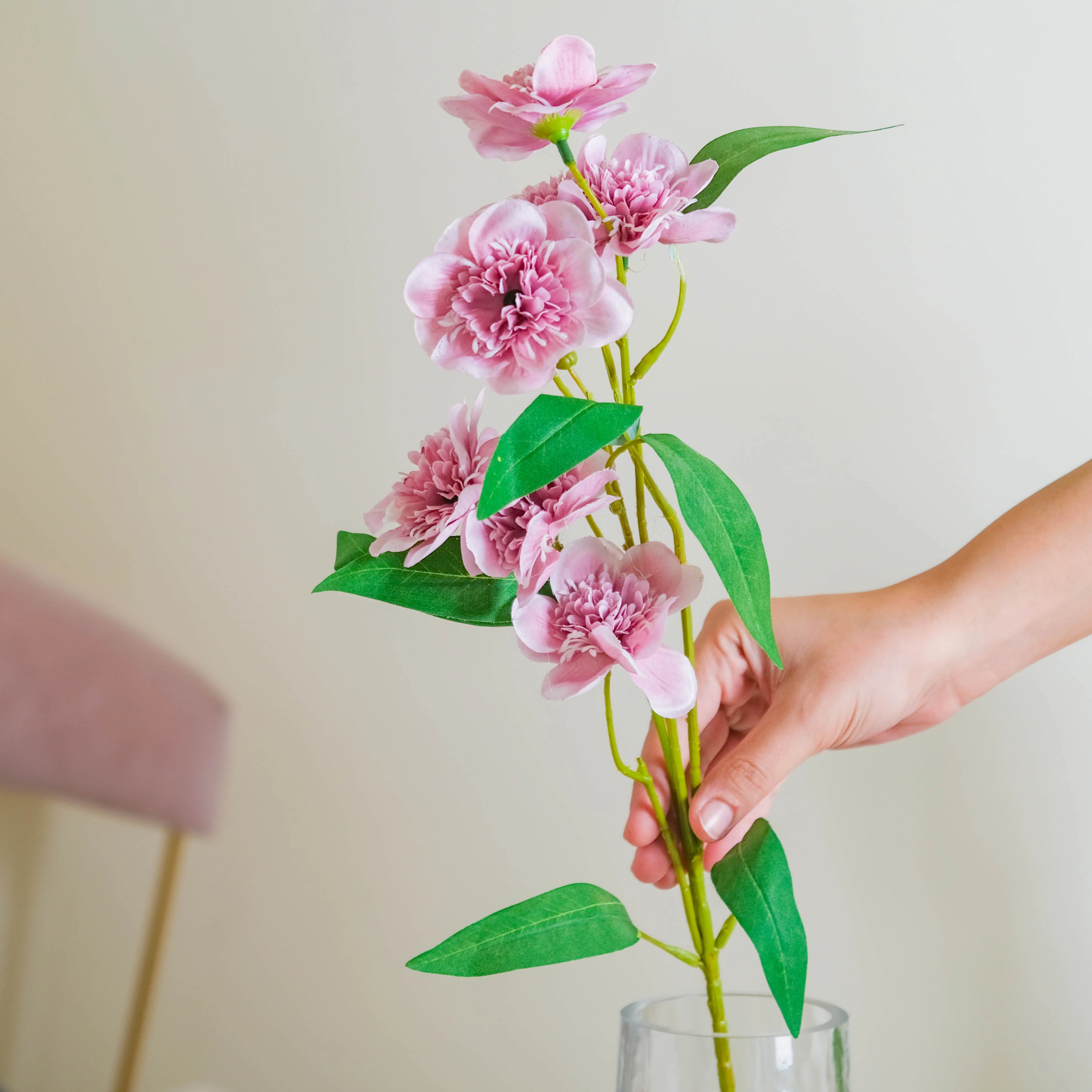 Colorful Faux Wild Flower Stem - Image 3