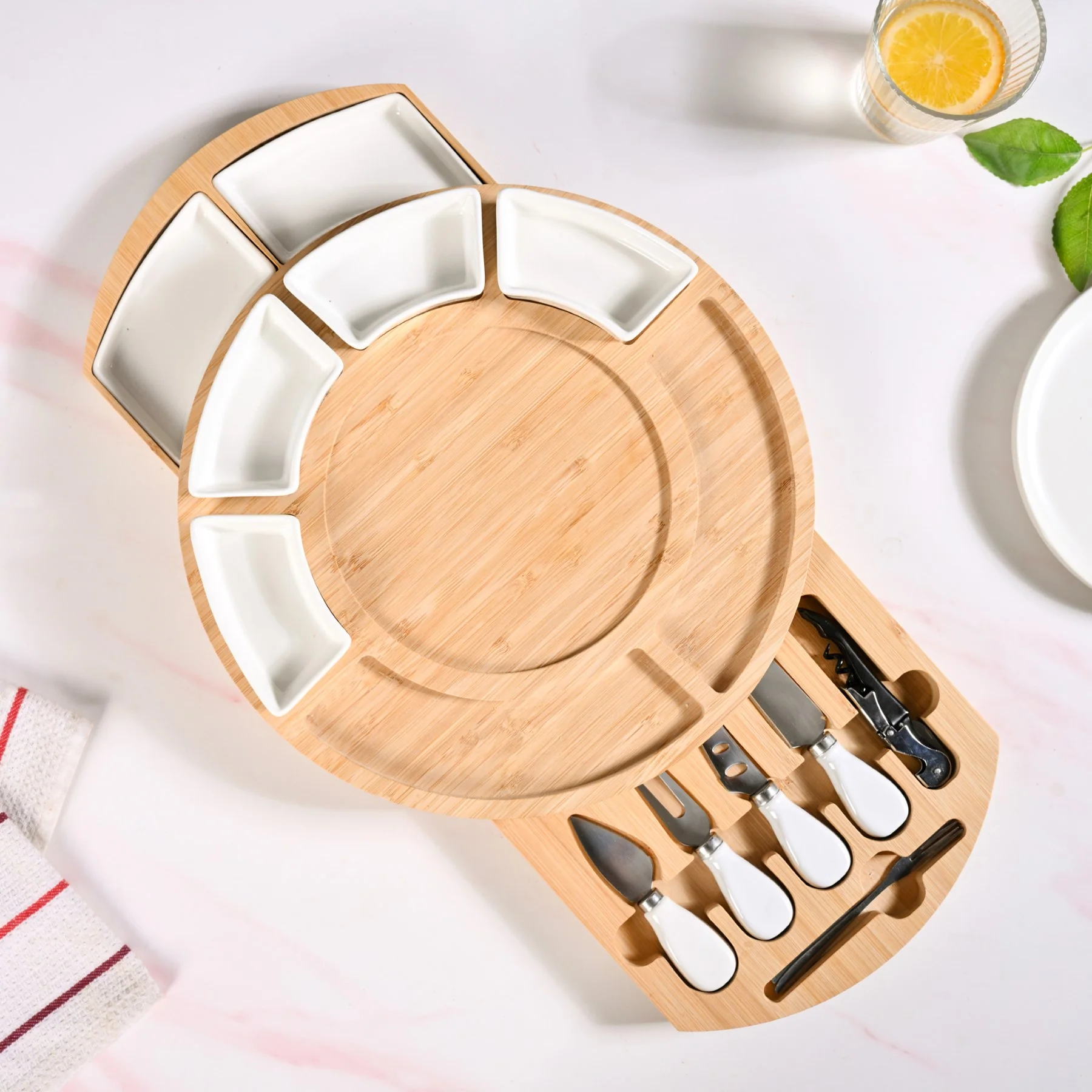 Complete Hosting Expandable Charcuterie Set Of 12 - Image 11