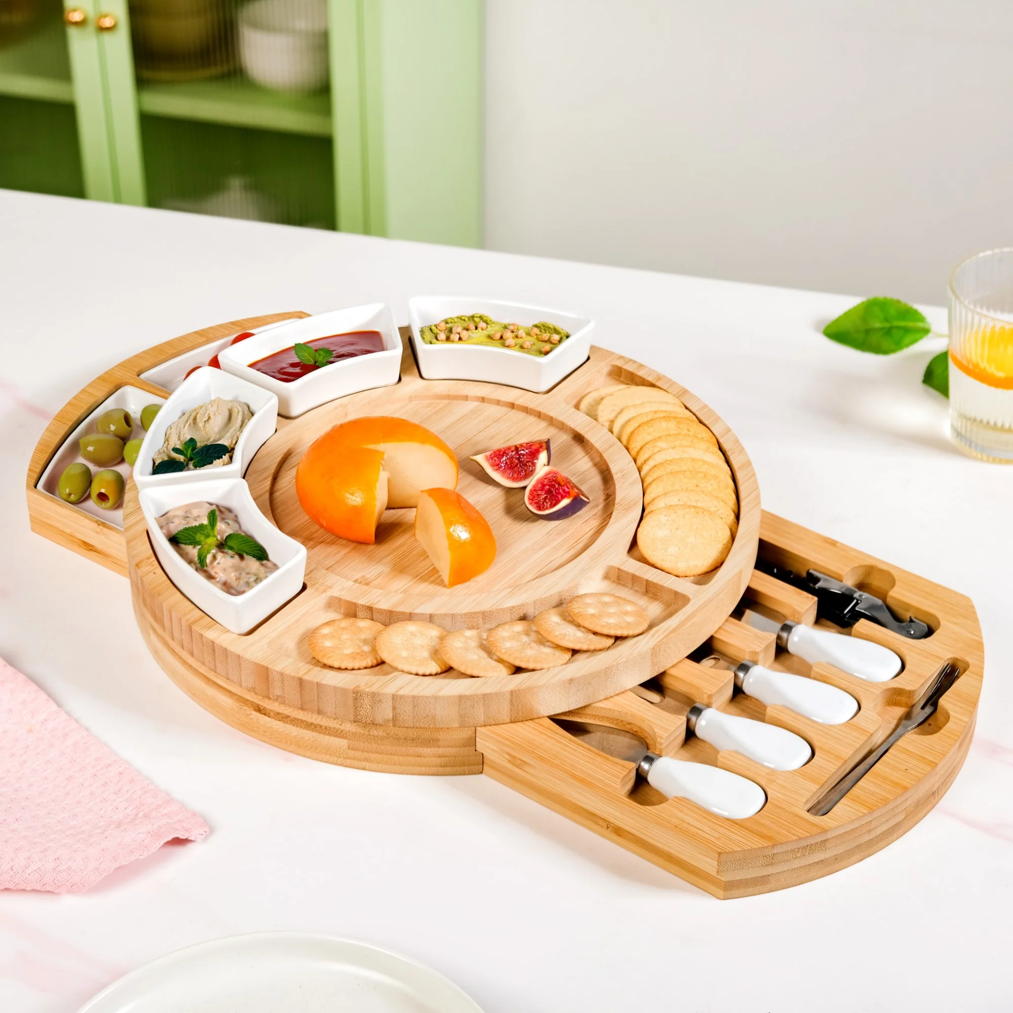 Complete Hosting Expandable Charcuterie Set Of 12 - Image 2
