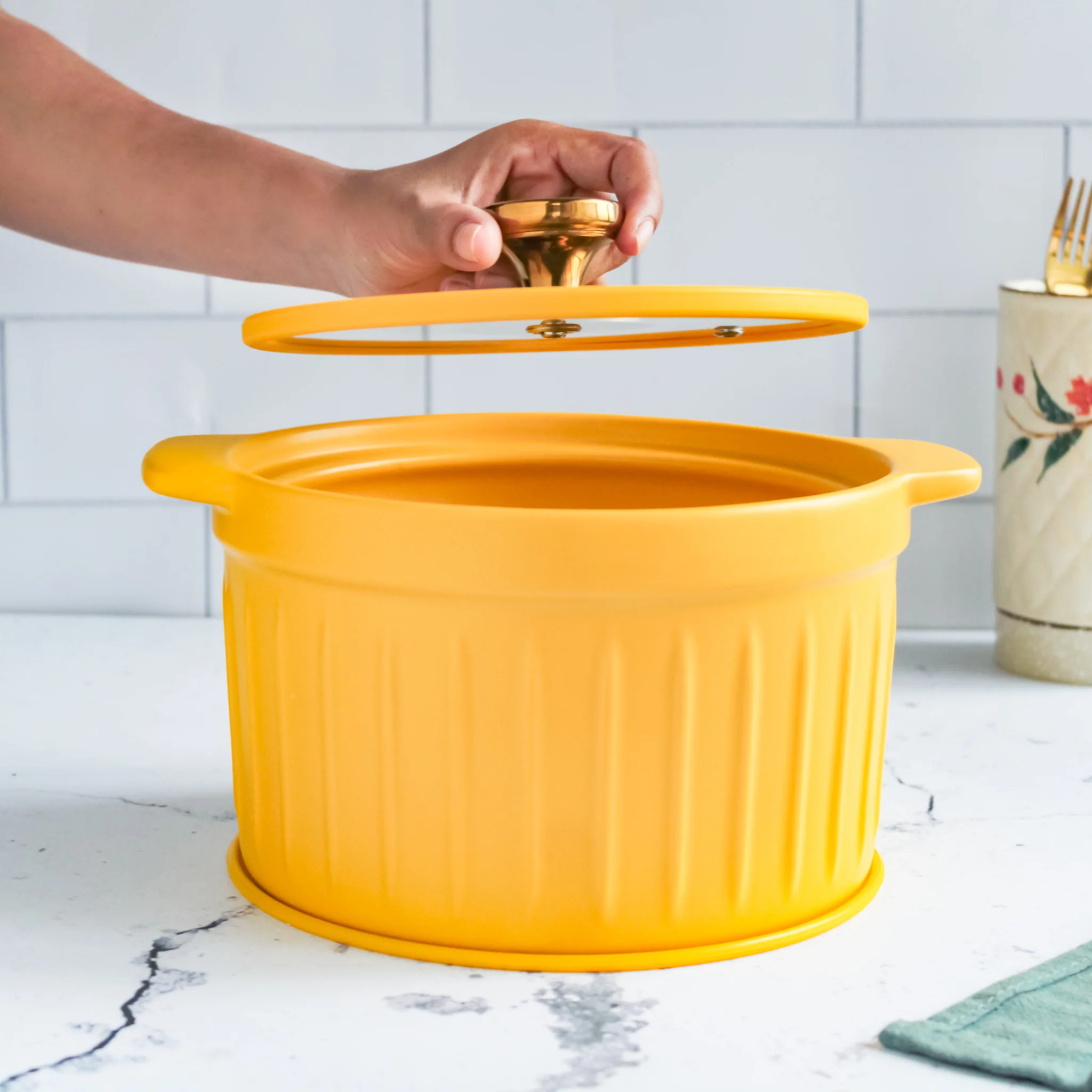 Cooking Pot with Glass Lid - Image 4