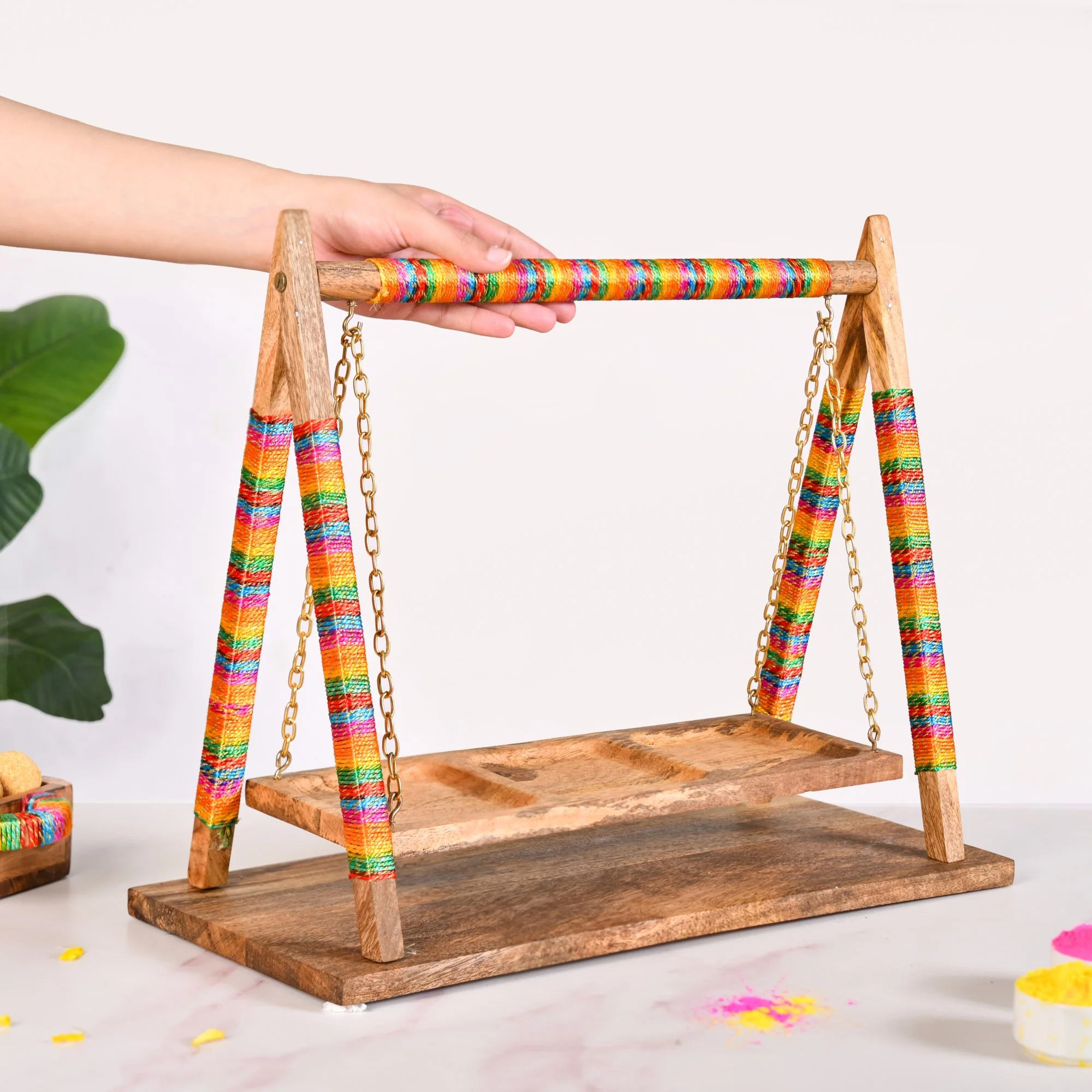 Detachable Swing Wooden Platter - Image 3