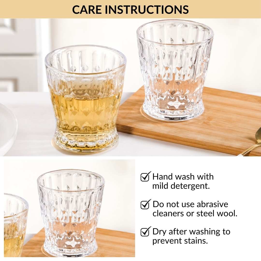 Diamond Patterned Drinking Tumbler Set Of 6 245ml - Image 7