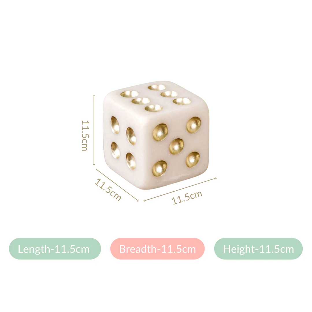 Dice Marble Finish Decor - Image 4