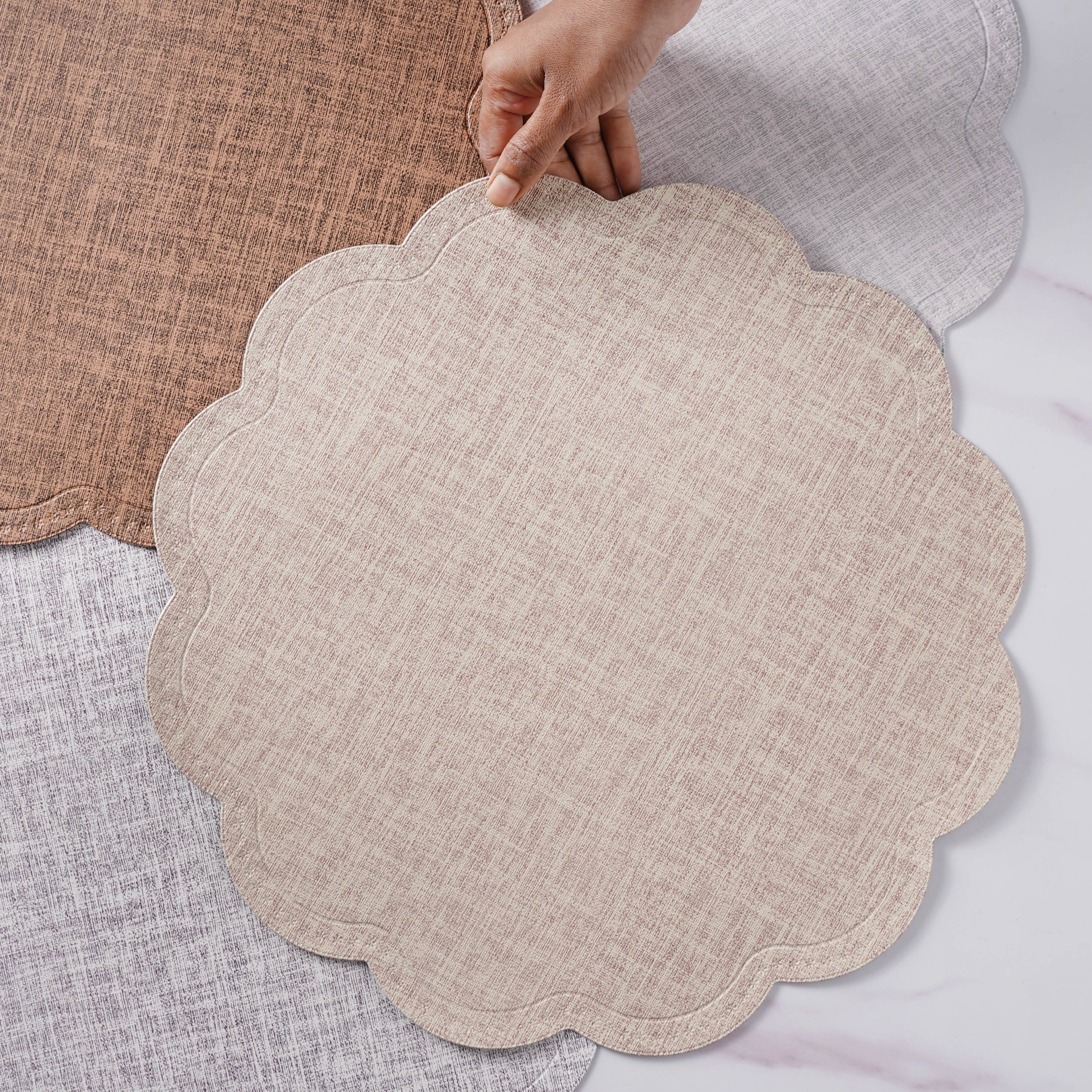 Dinner Table Mat Lace Set - Image 9