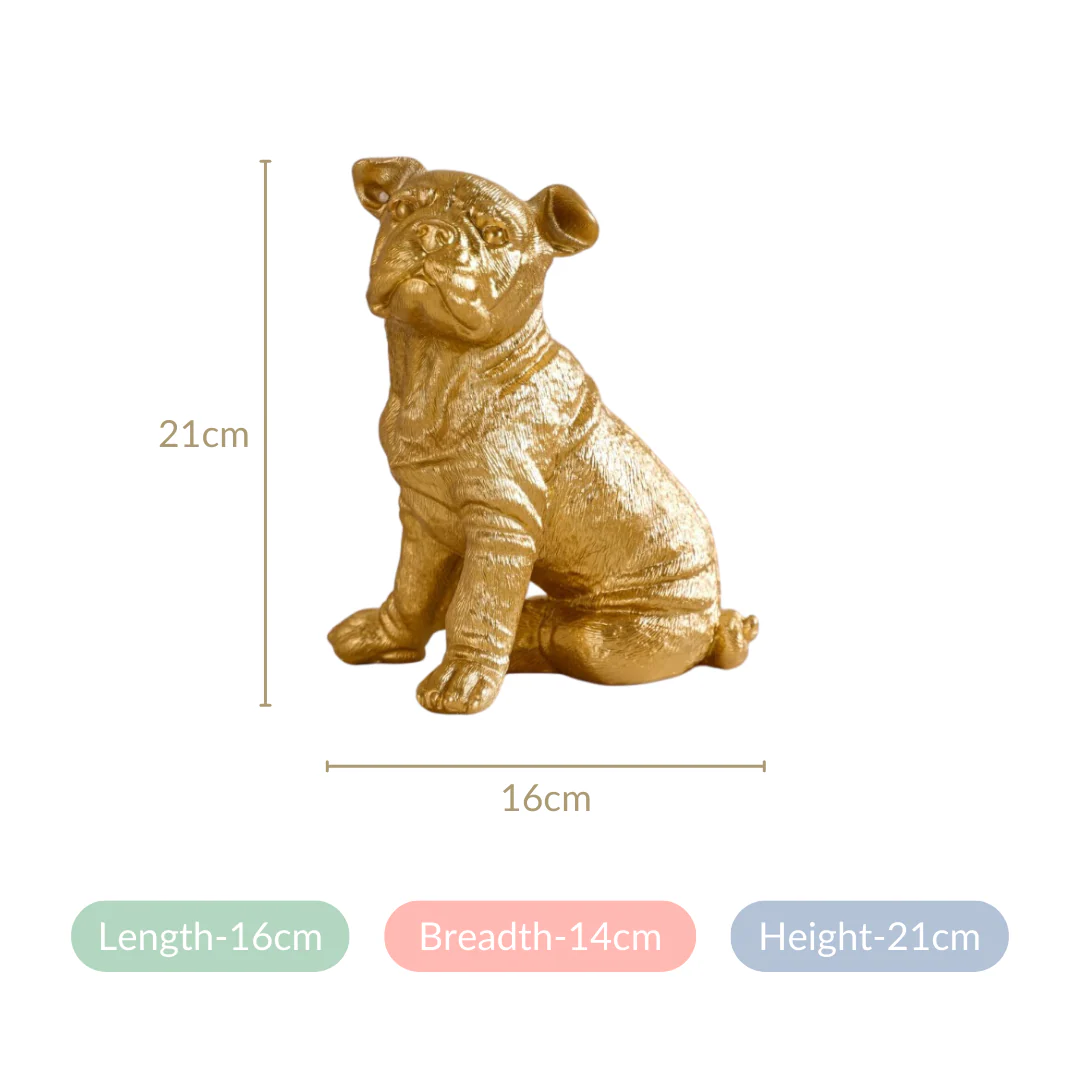 Dog Showpiece Gold Large - Image 6