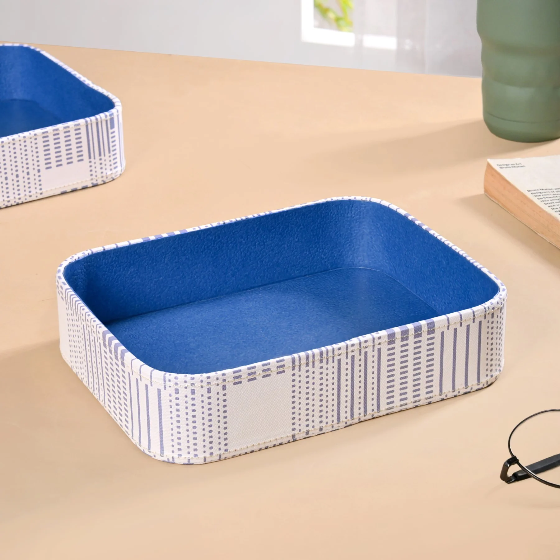 Dots And Dash Storage Organisation Tray Set Of 2 - Image 8