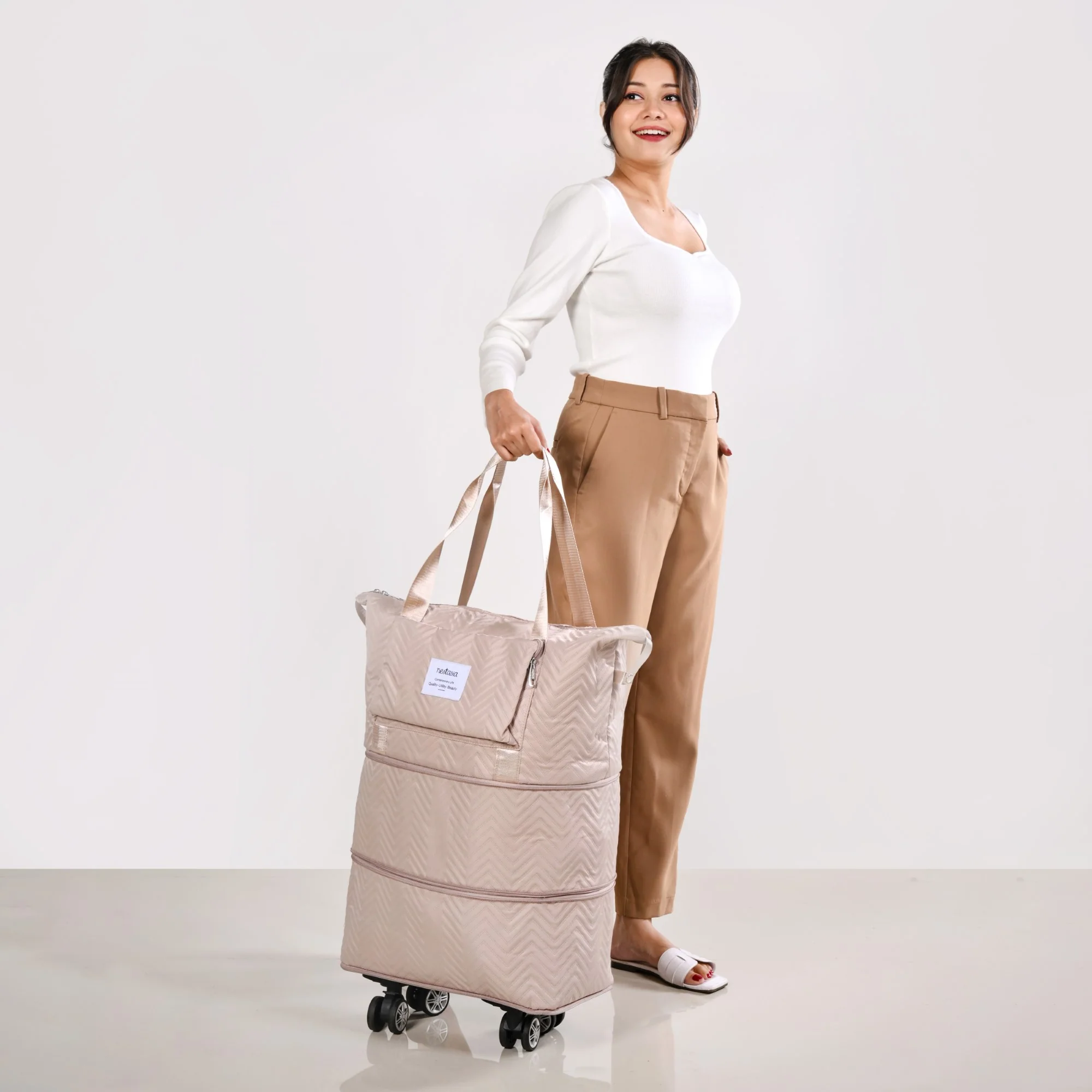 Double Expandable Movo Travel Bag With Detachable Wheels - Image 7