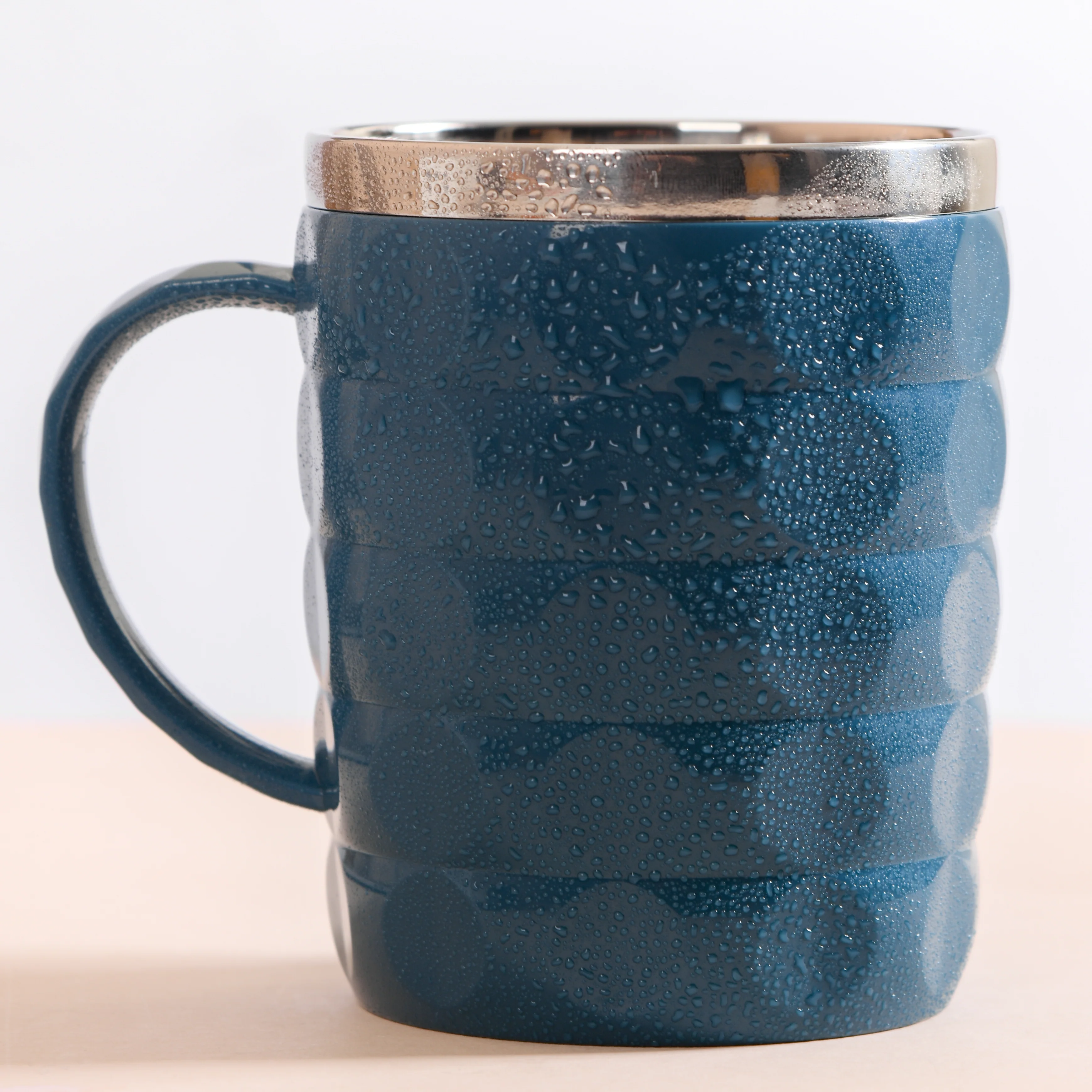 Stylish Travel Mug For Car Blue 400ml - Image 12