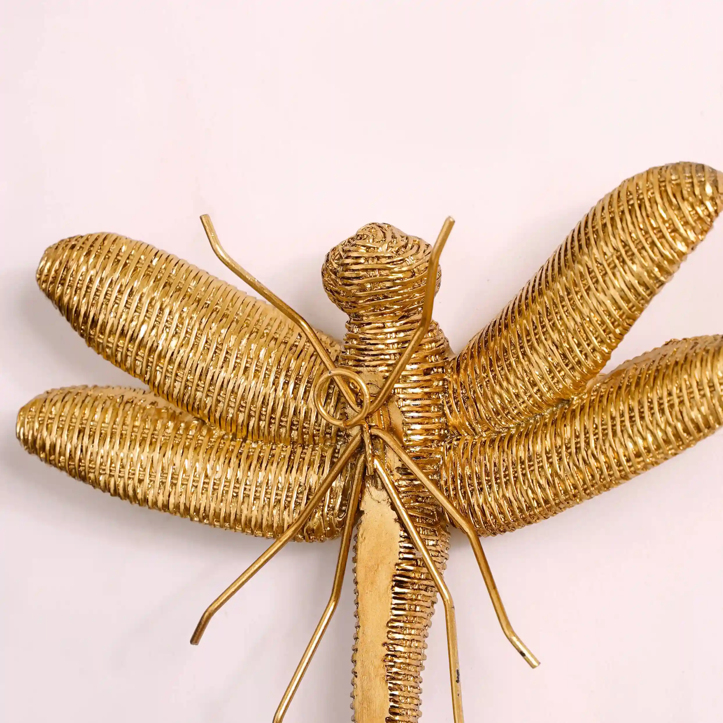 Dragonfly Wall Decor Gold - Image 4