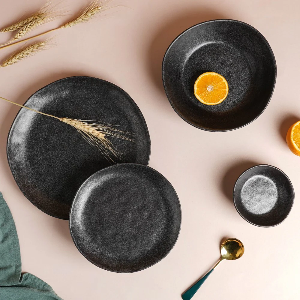 Earthen Stoneware Snack Bowl Matte Black 100 ml - Image 7
