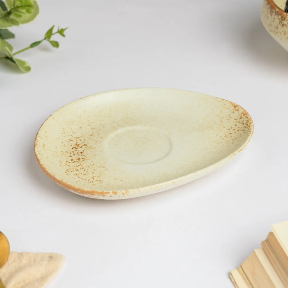 Earthy Stoneware Cup And Saucer 200 ml - Image 10