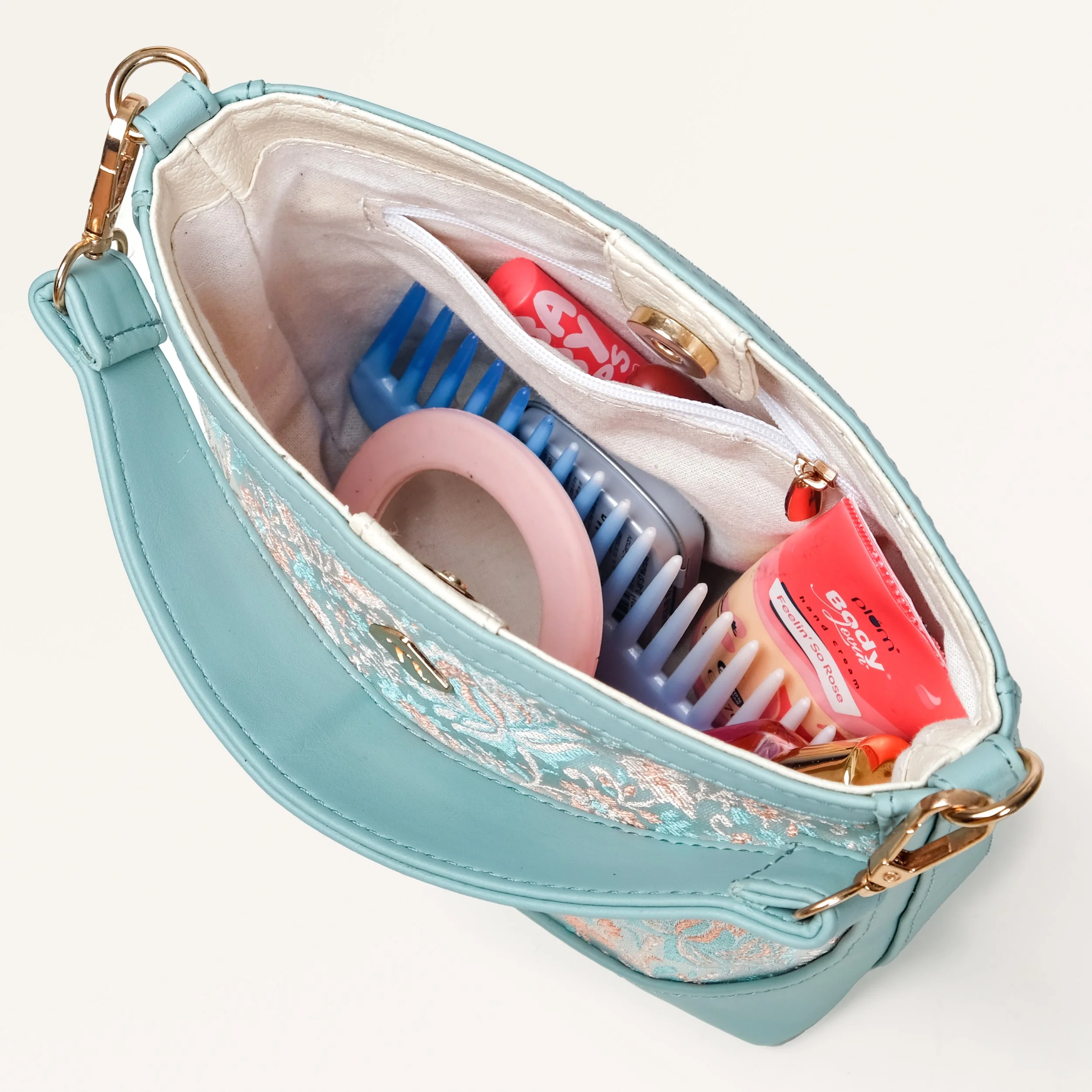 Eden Structured Bucket Bag Mint - Image 4