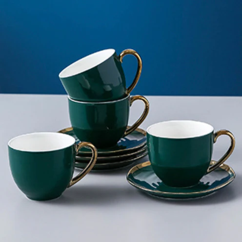 Emerald Tea Set With Stand - Image 4