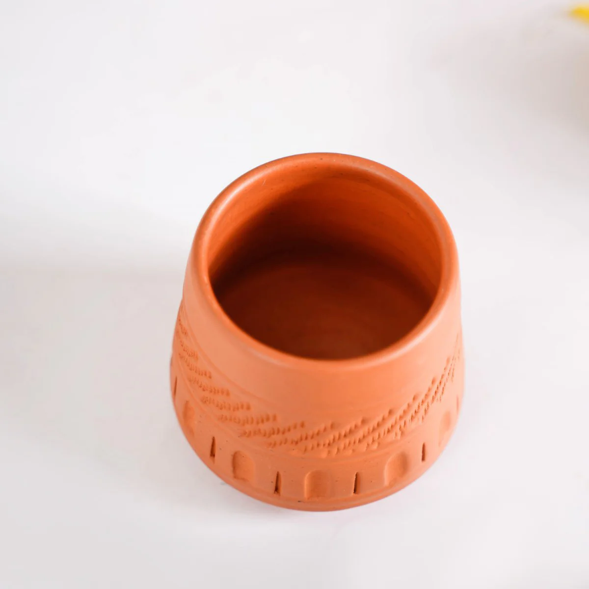 Engraved Terracotta Tumblers Set Of 12 100ml - Image 9