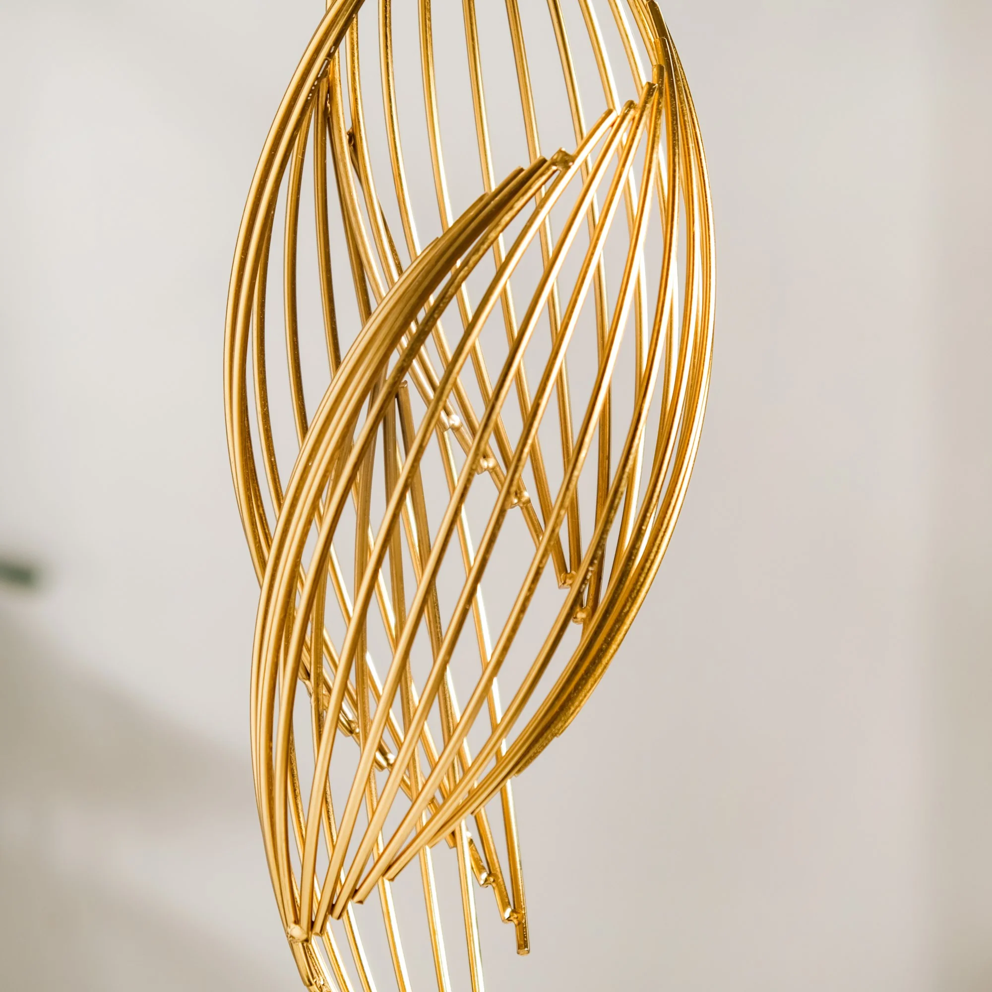 Eternal Flame Sculpture Showpiece Gold Large - Image 7