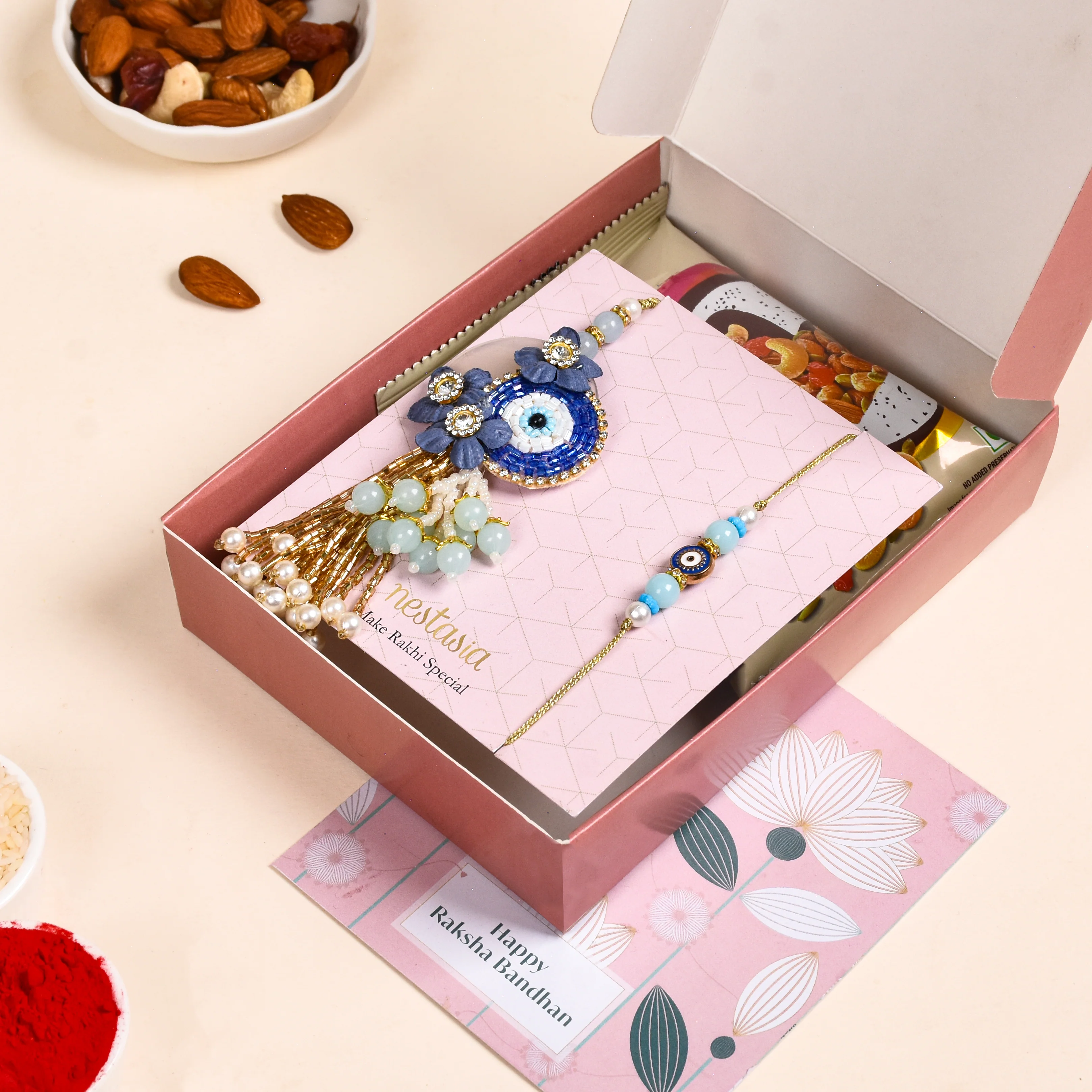 Evil Eye Rakhi Gift Hamper - Image 2