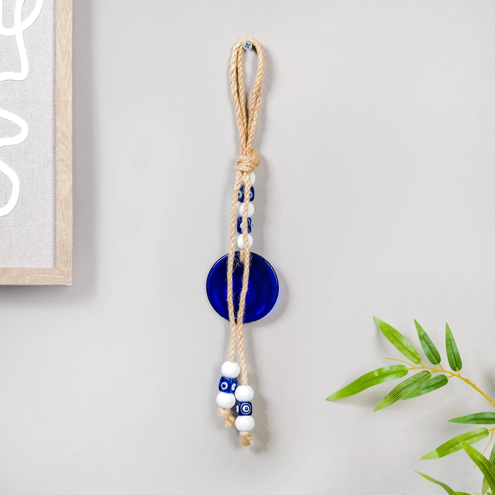 Evil Eye Wall Hanging With Beads For Home Decor - Image 6
