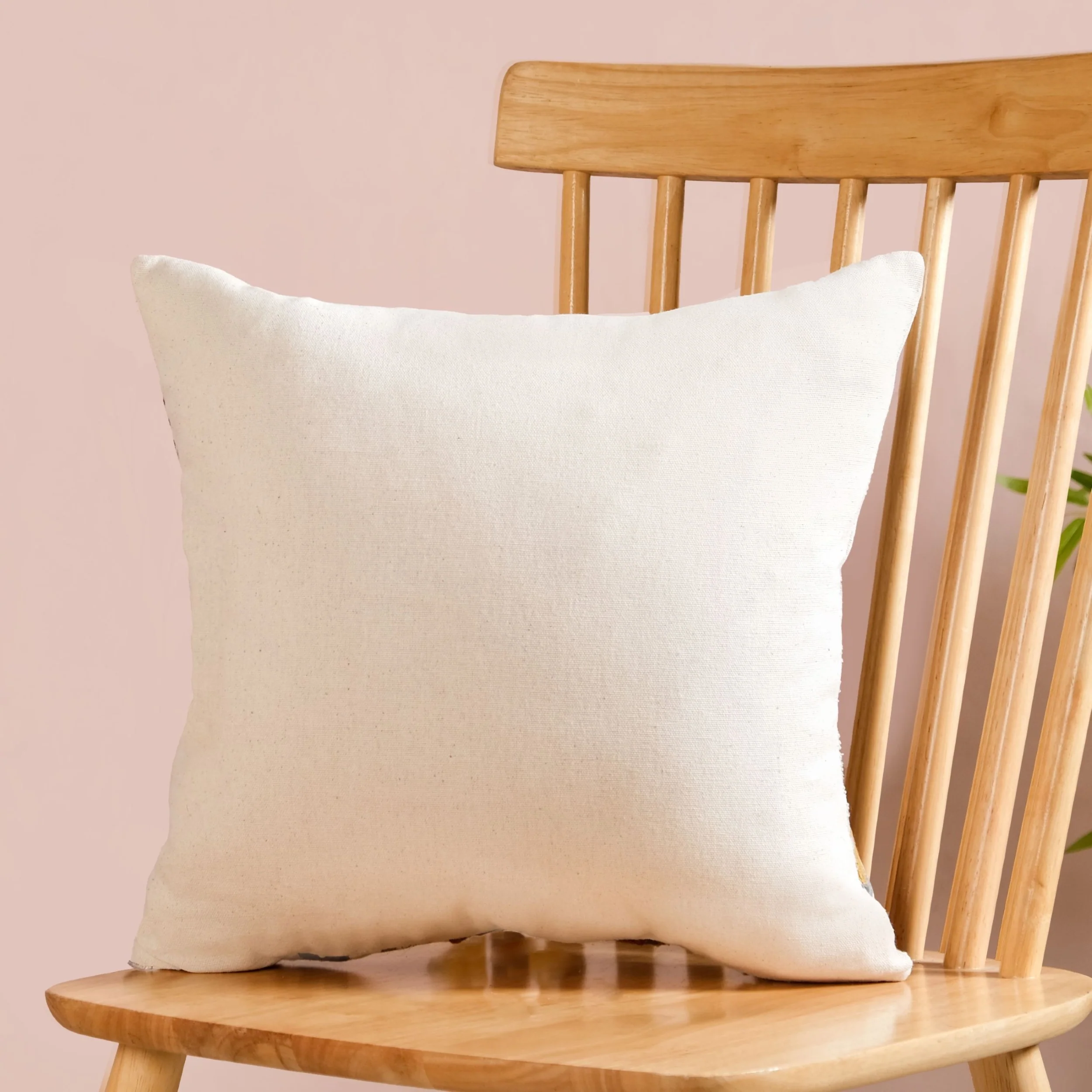 Fairytopia Slub Cotton Embroidered Cushion Cover 40x40cm - Image 7