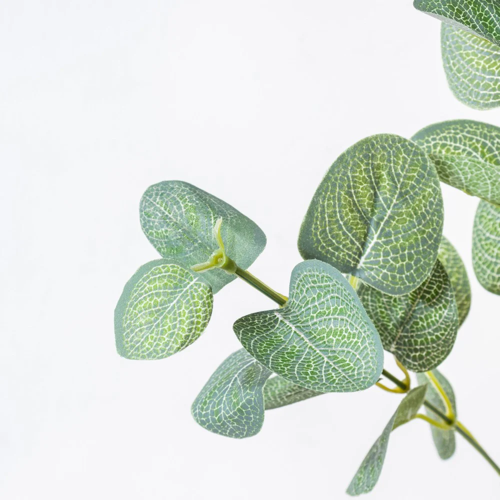 Faux Eucalyptus Leaves Green - Image 3