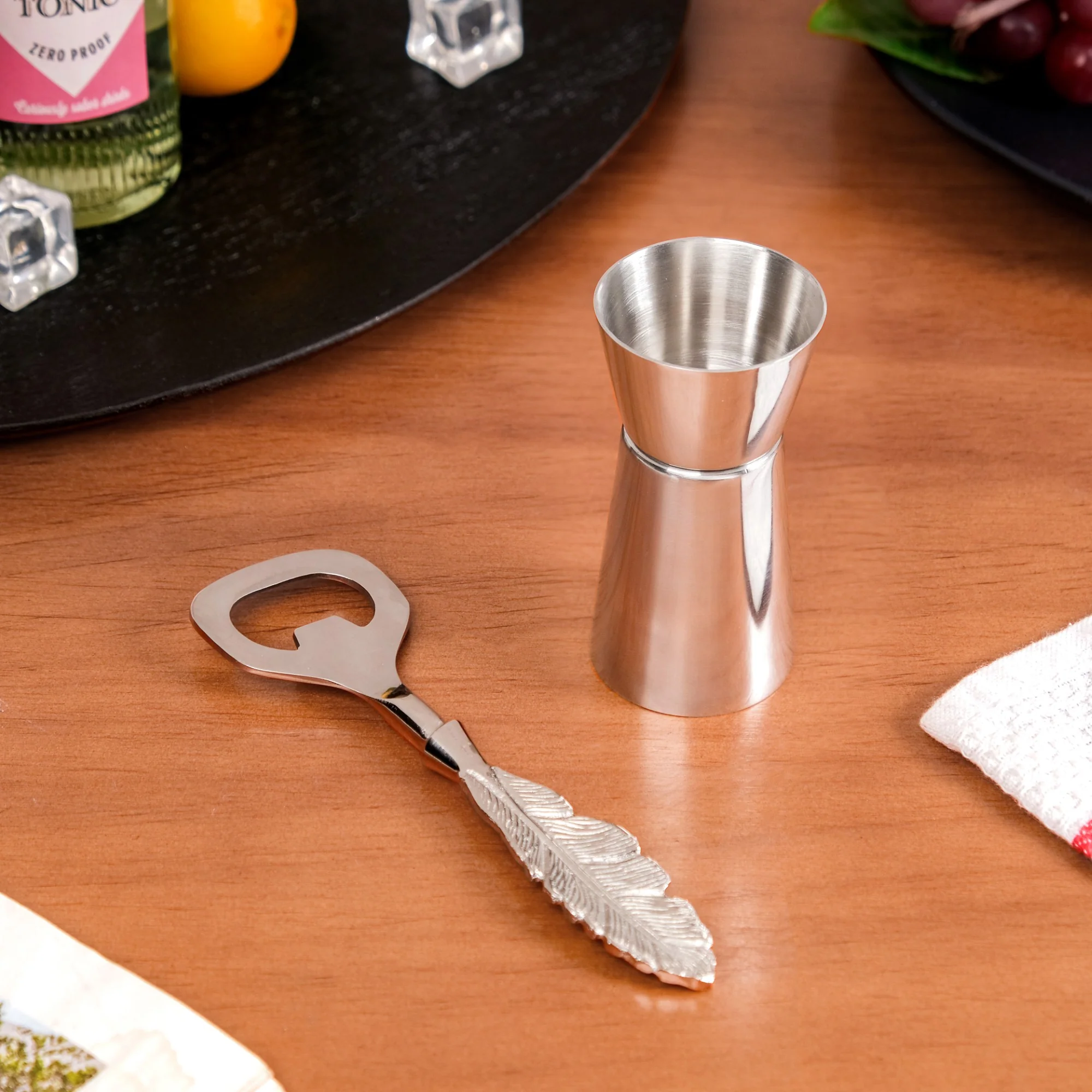 Feather Bottle Opener And Peg Measurer Set Of 2 - Image 4
