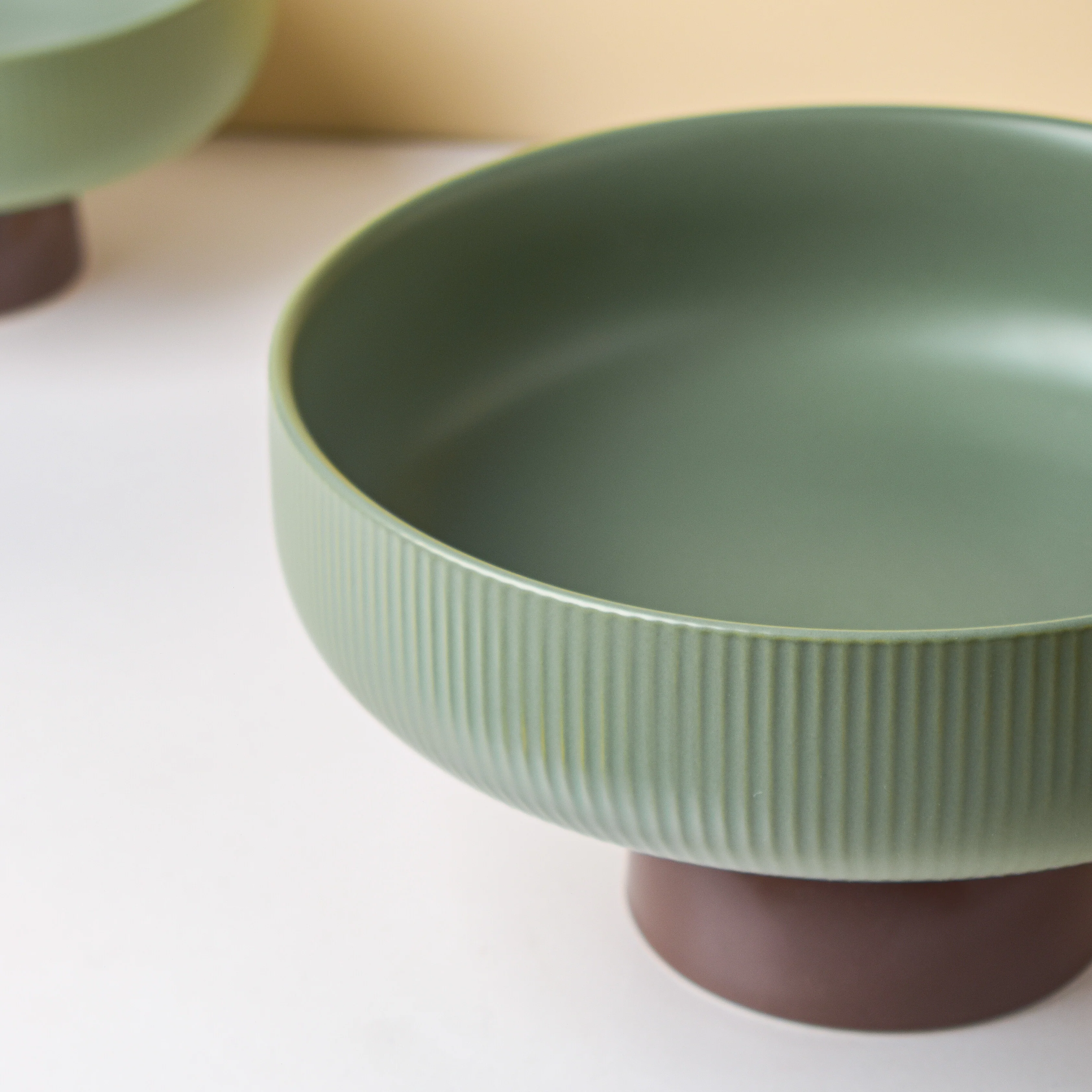 Fern Green Fruit Bowl Large - Image 6