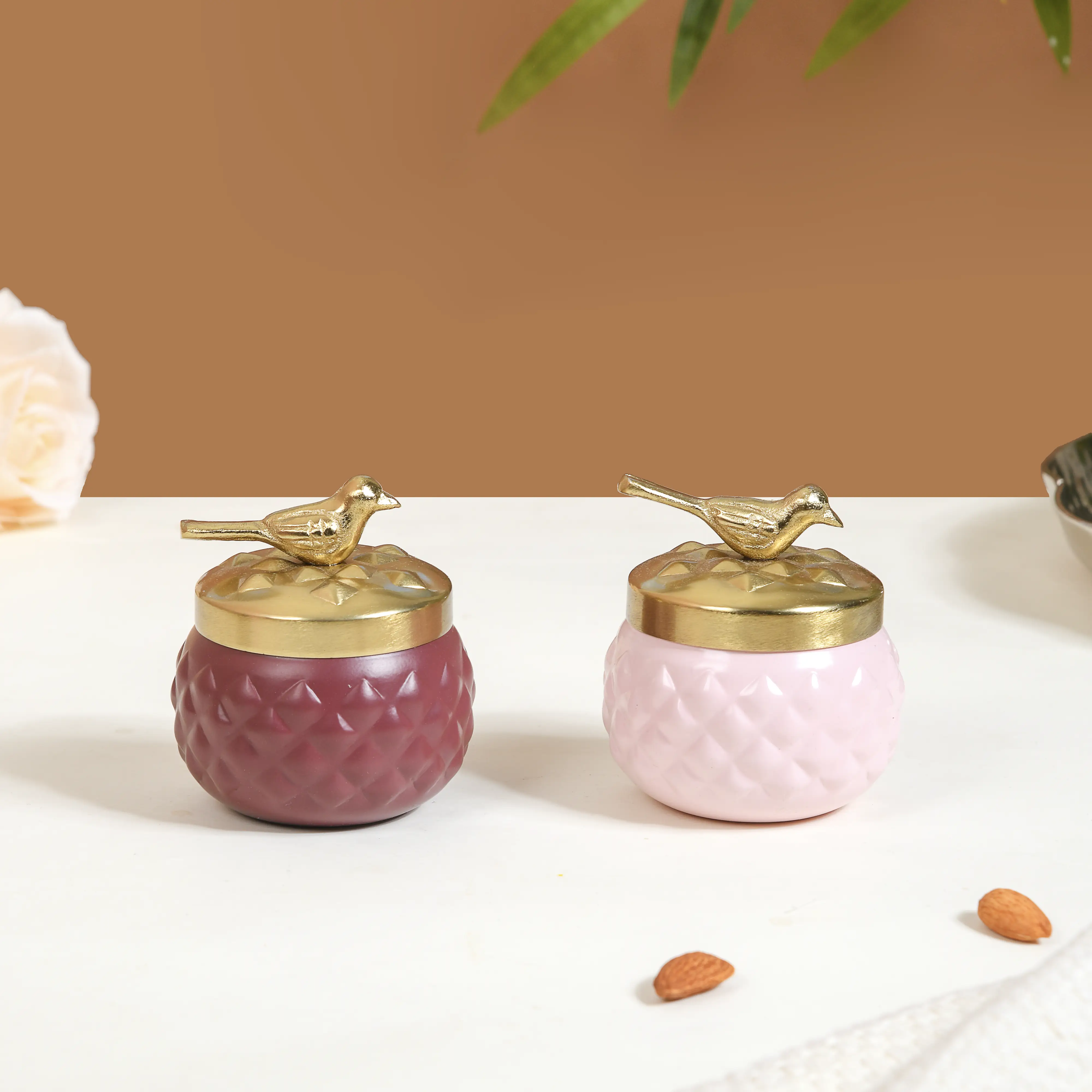 Festive Jar Dry Fruits Gift Hamper Set of 4 - Image 3