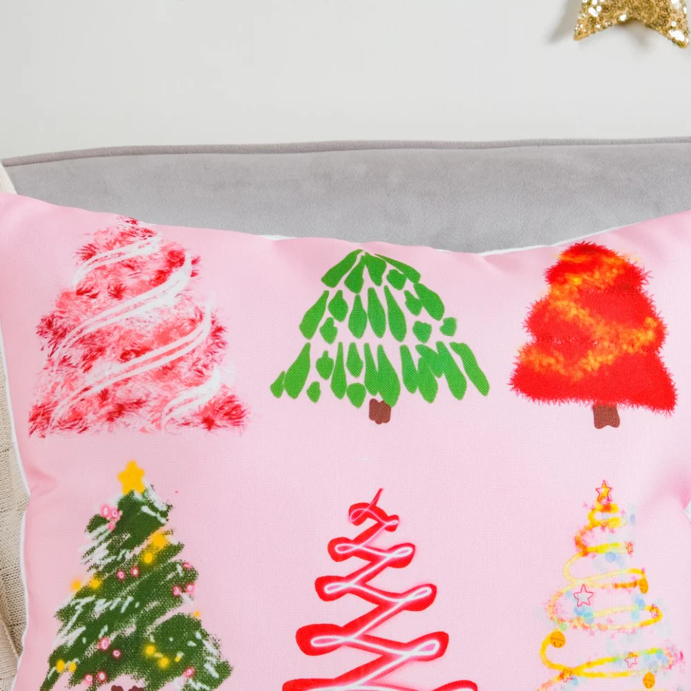 Festive Tree Cushion Cover 16 X 16 Inch - Image 7