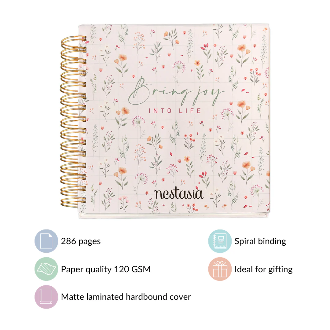 Floral Annual Undated Planner - Image 3