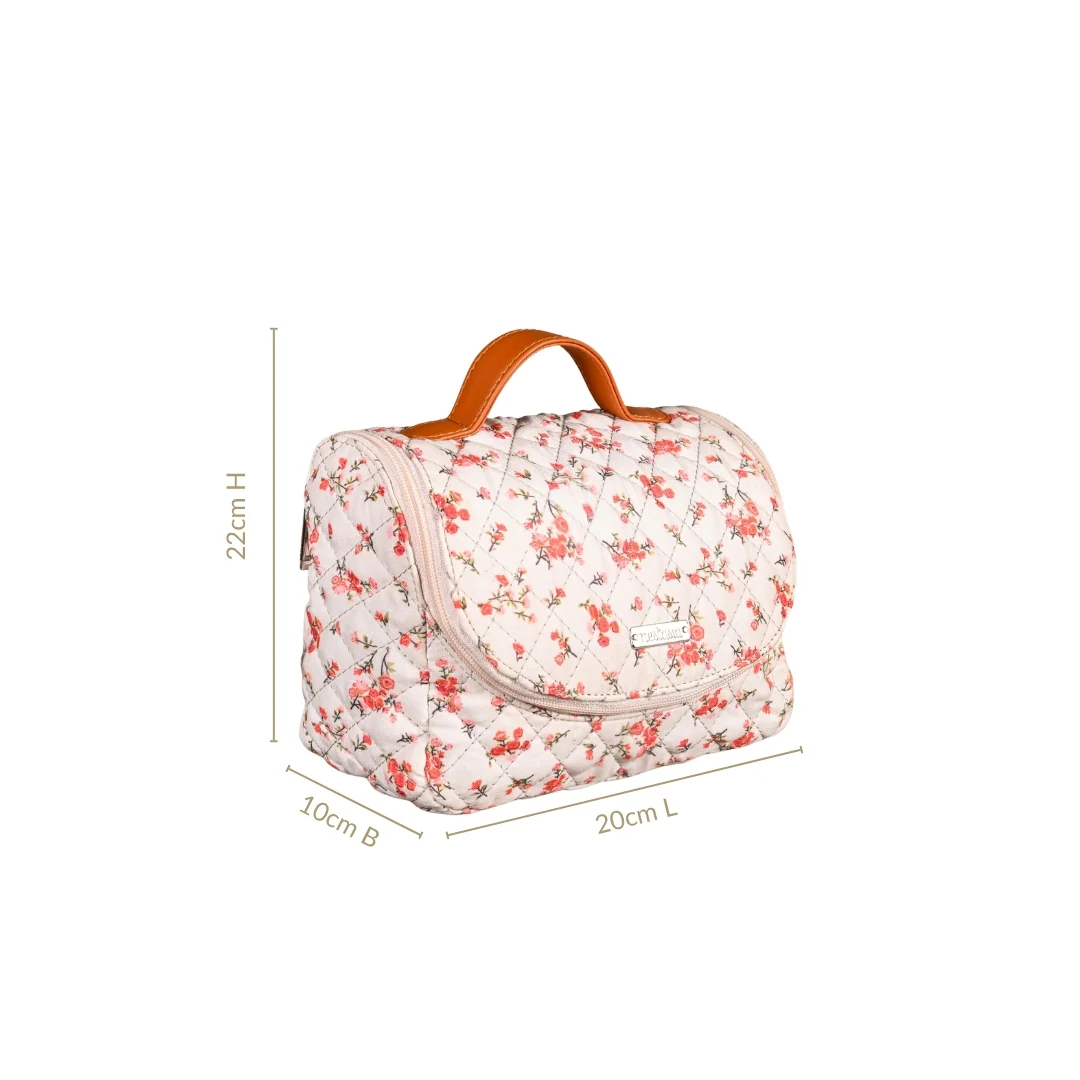 Floral Hanging Travel Organiser And Makeup Bag - Image 4