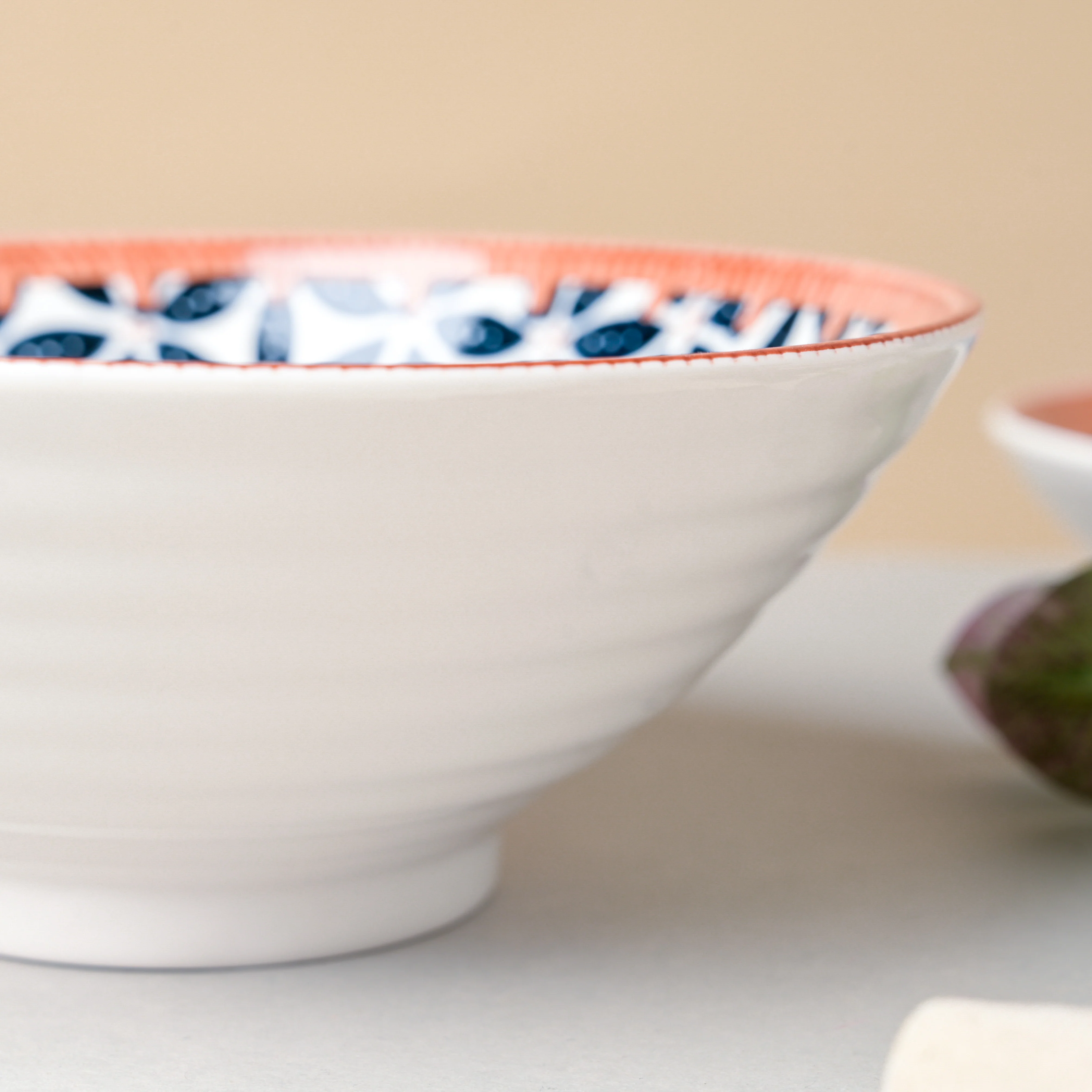 Floret Ceramic Ramen Bowl 8 Inch 750 ml - Image 7