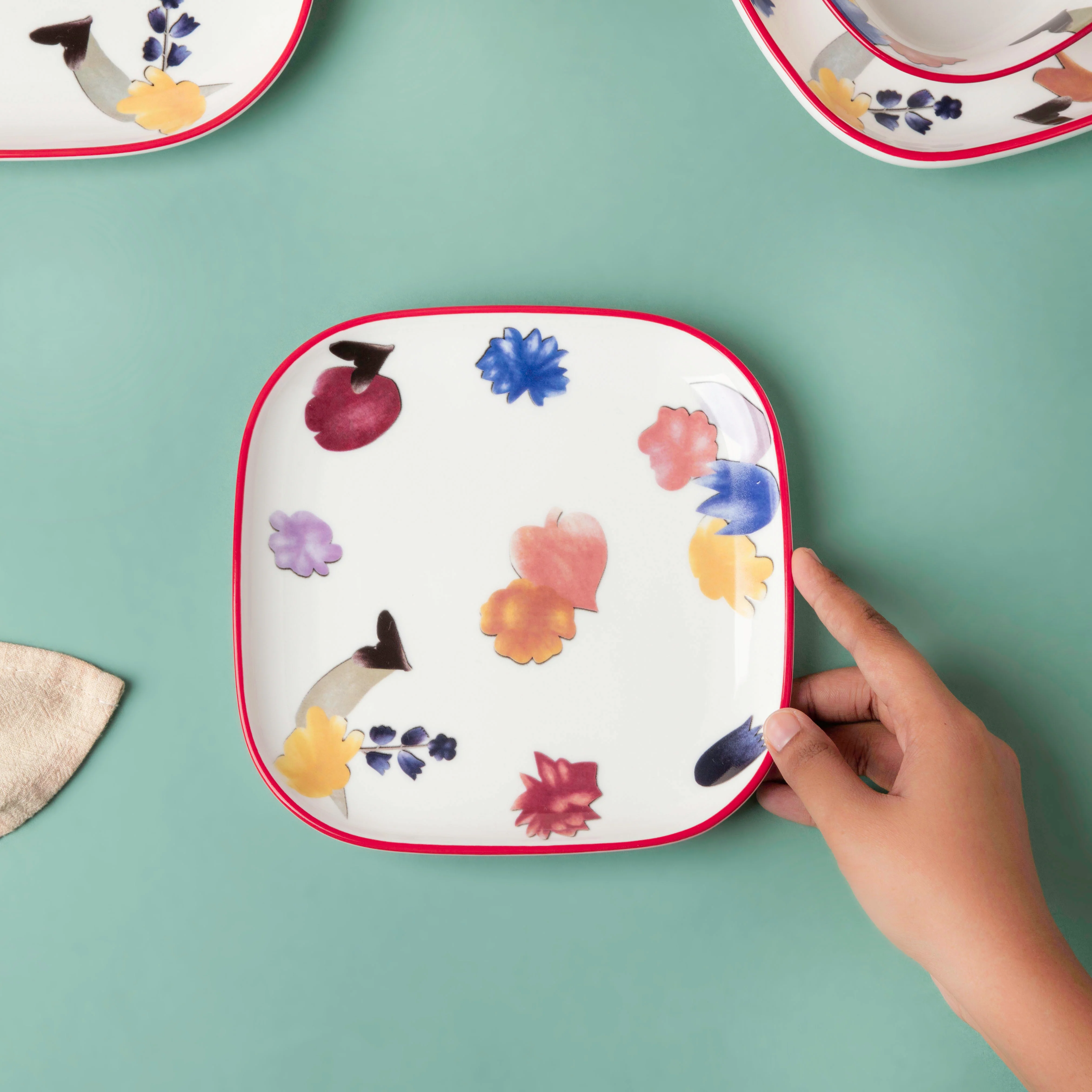 Florista Elevated Snack Plate 7.5 Inch - Image 2