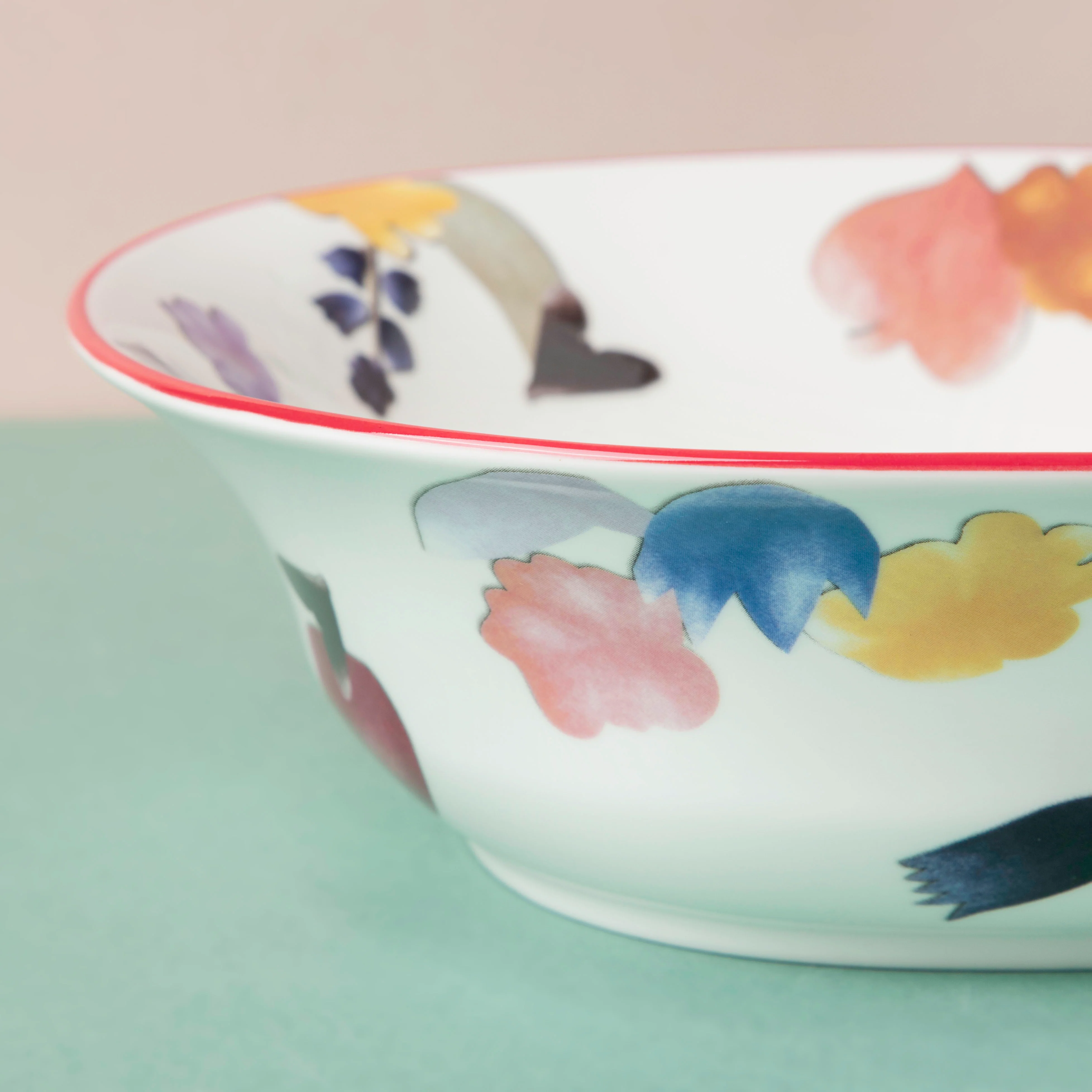 Florista Rimmed Serving Bowl 9 Inch - Image 6