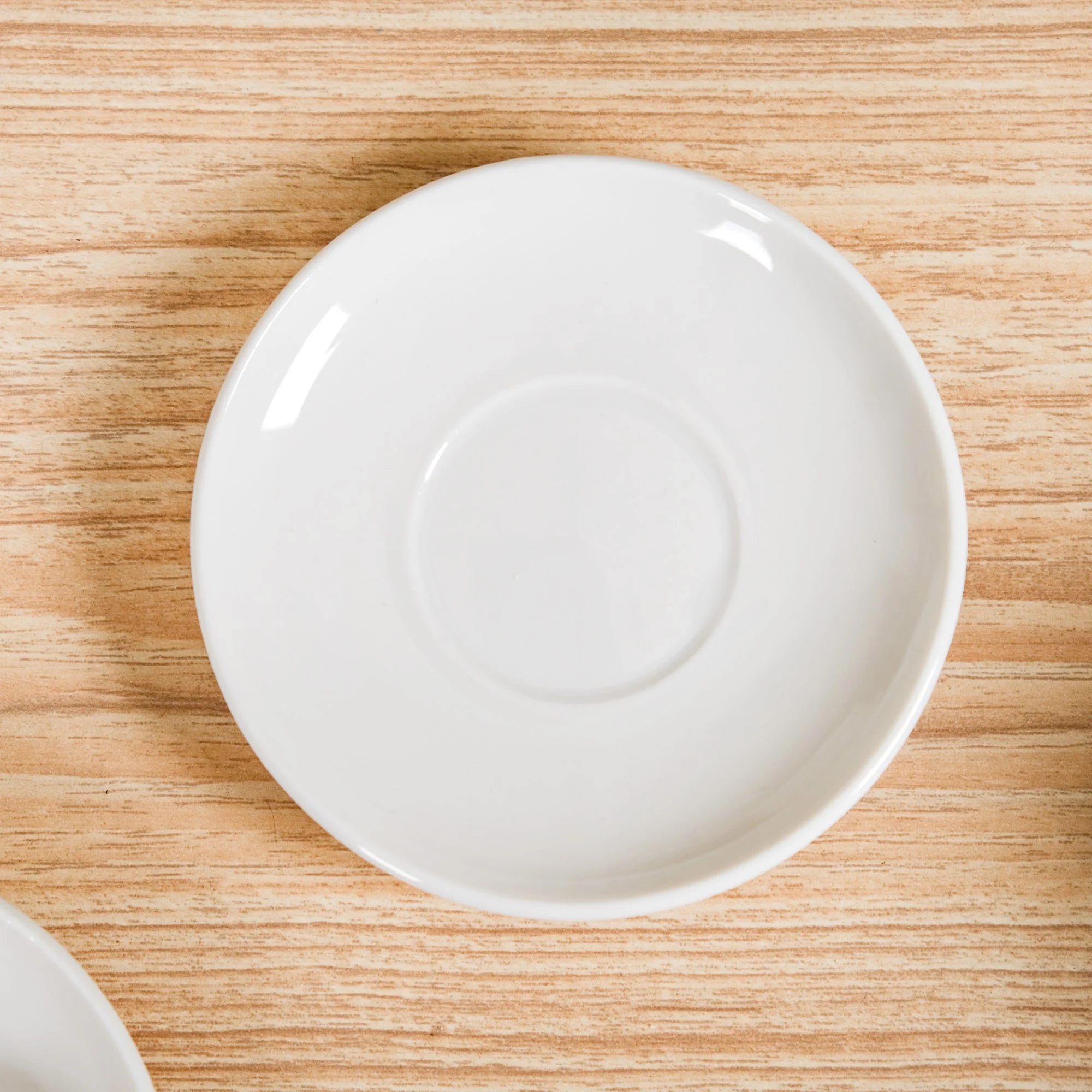 Fluted Ceramic Small Tea Cup And Saucer Set Of 6 100ml - Image 7
