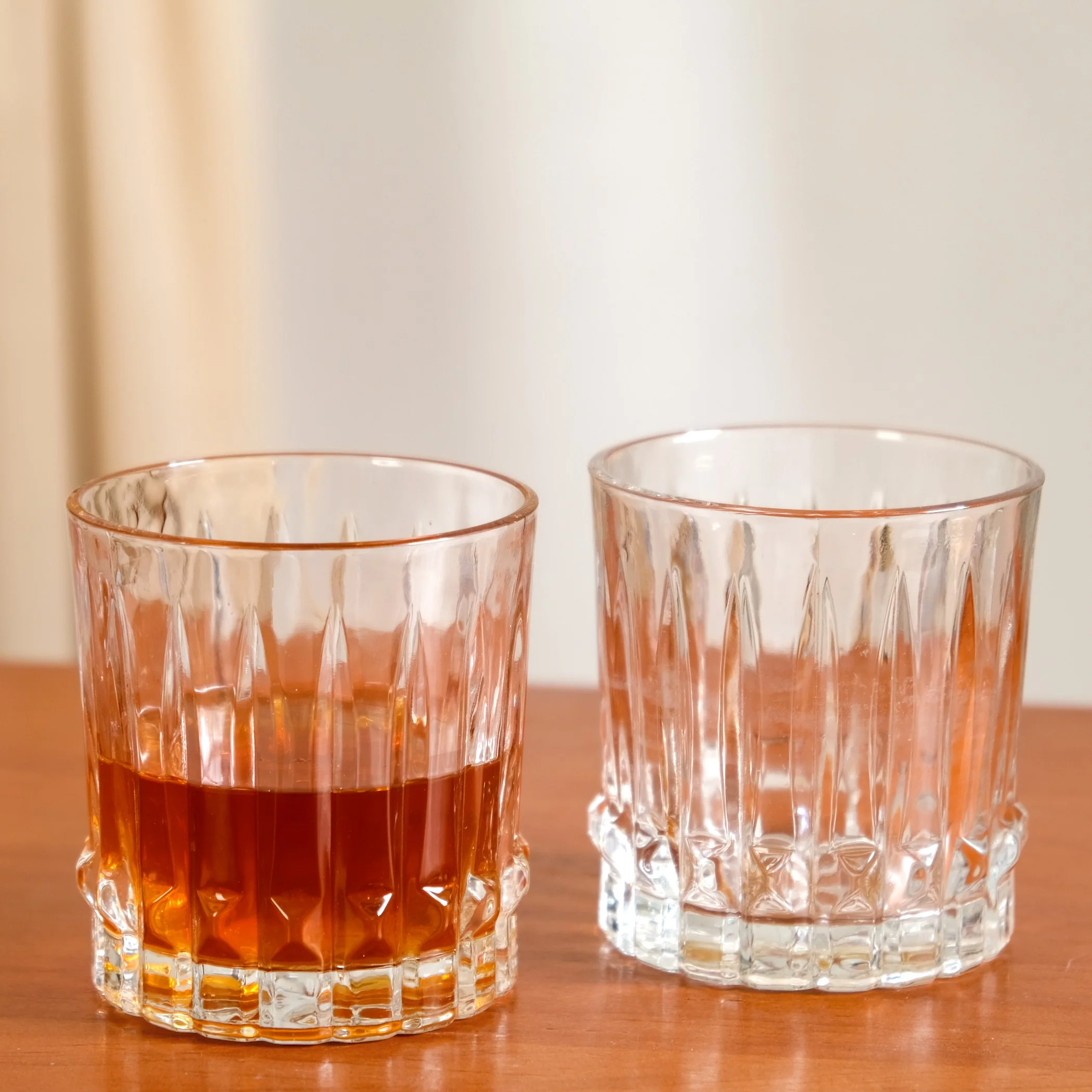 Fluted Jewel Premium Scotch Glass Large Set Of 6 310ml - Image 7