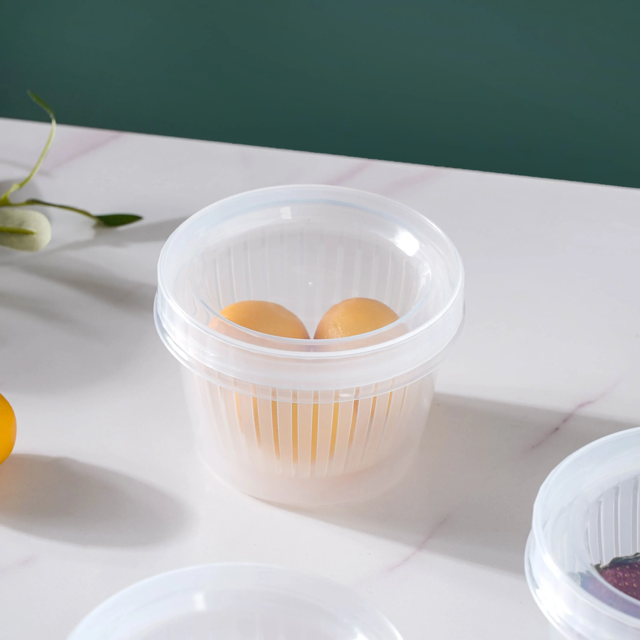 Food Storage Box With Strainer Set Of 5 - Image 5