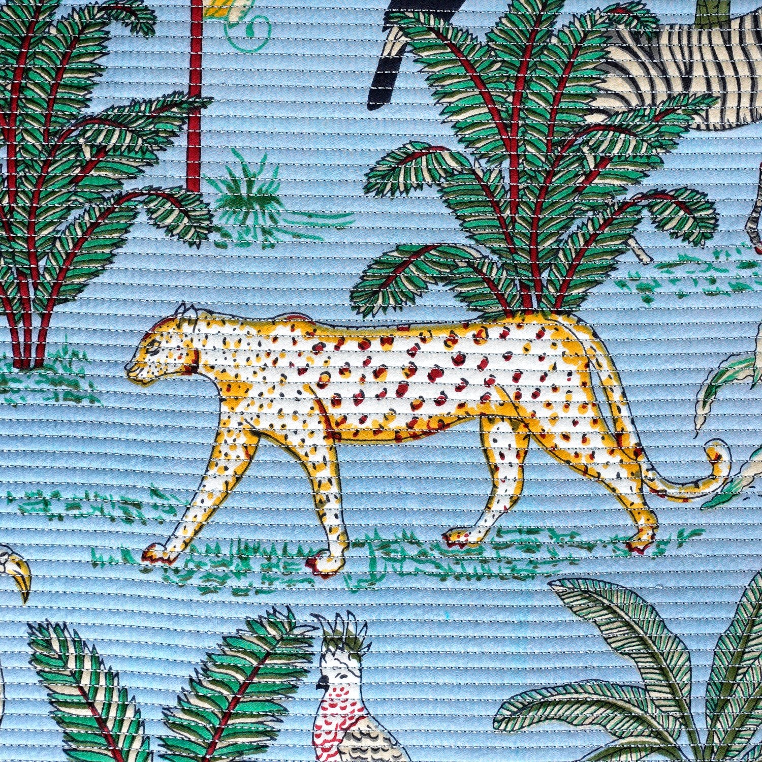 Forest Frolic Quilted Cotton Bedcover 250x220cm - Image 5