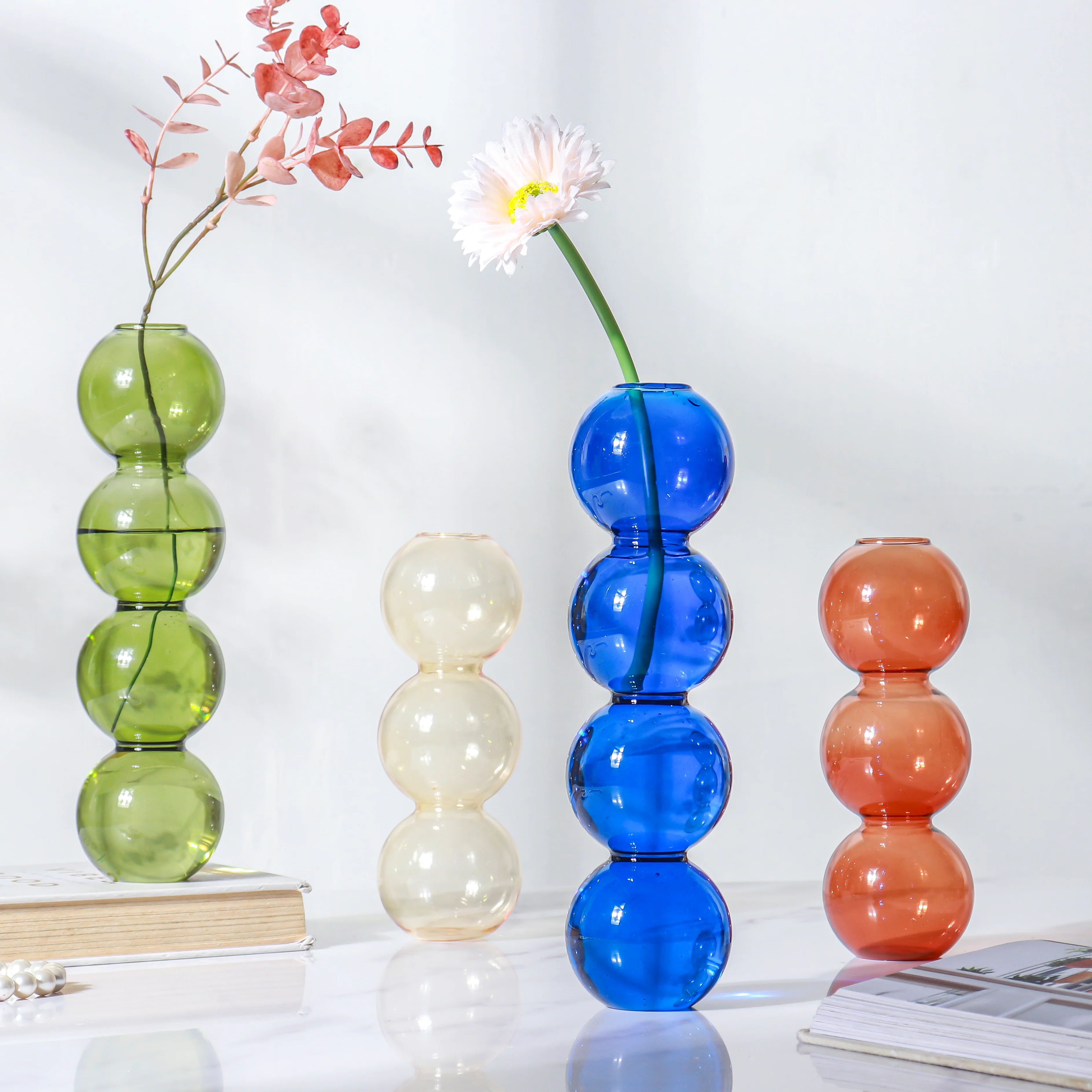 Four Bubbles Glass Vase - Image 11