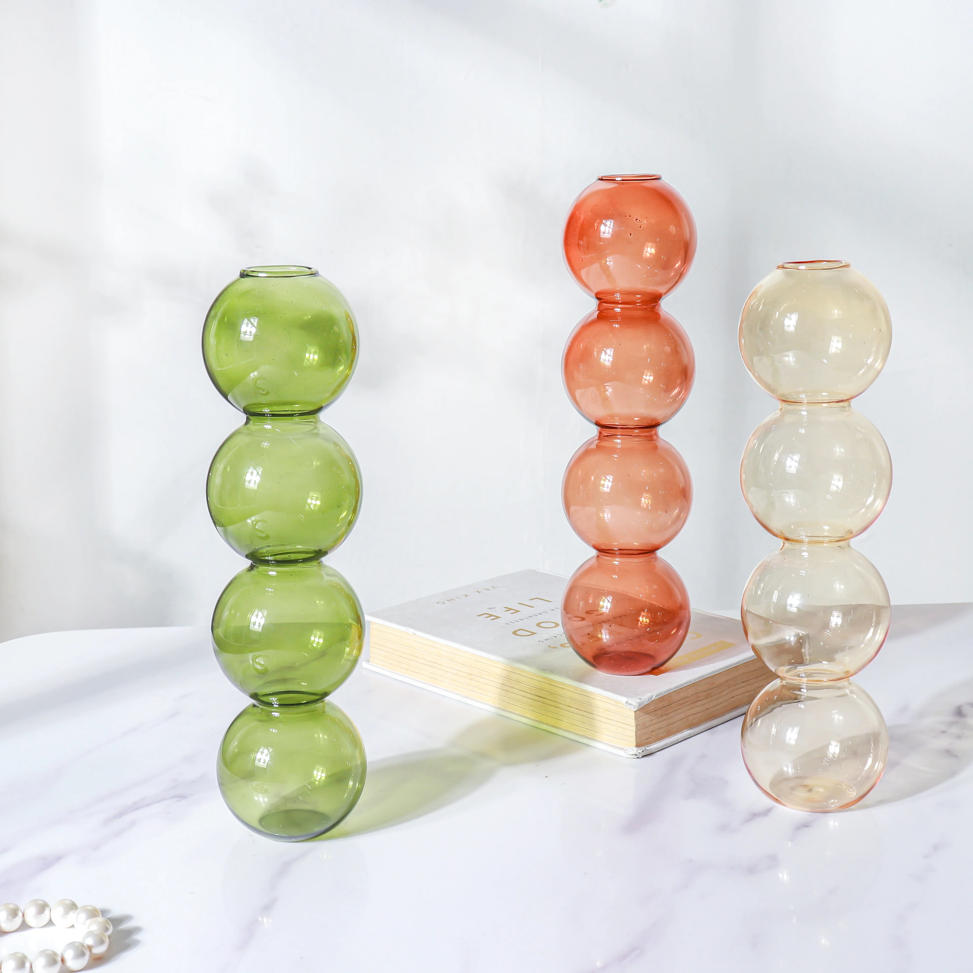 Four Bubbles Glass Vase - Image 18